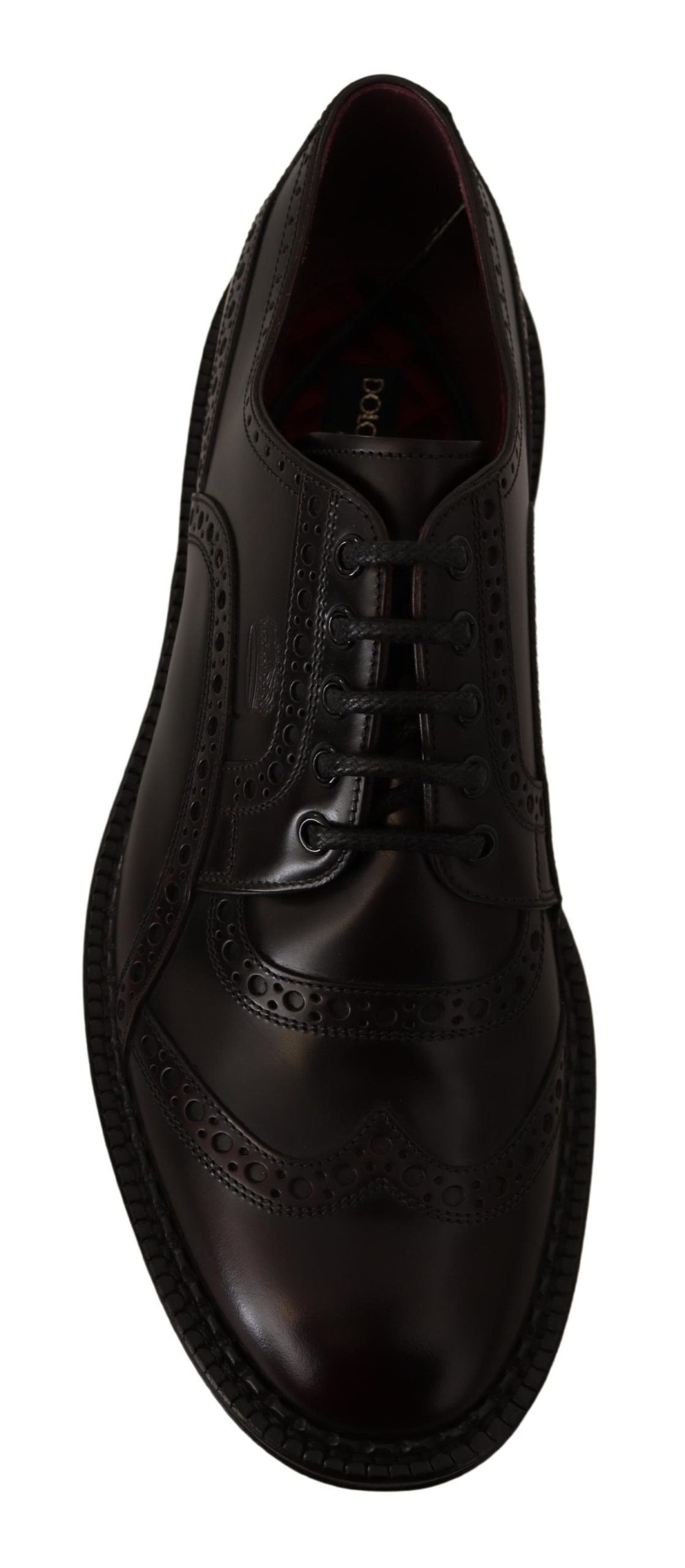 Dolce &amp; Gabbana – Elegante Derby-Schuhe aus lila Leder