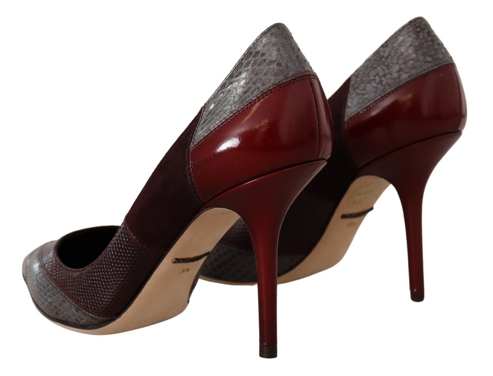 Dolce &amp; Gabbana Mehrfarbige Pumps aus exotischem Leder