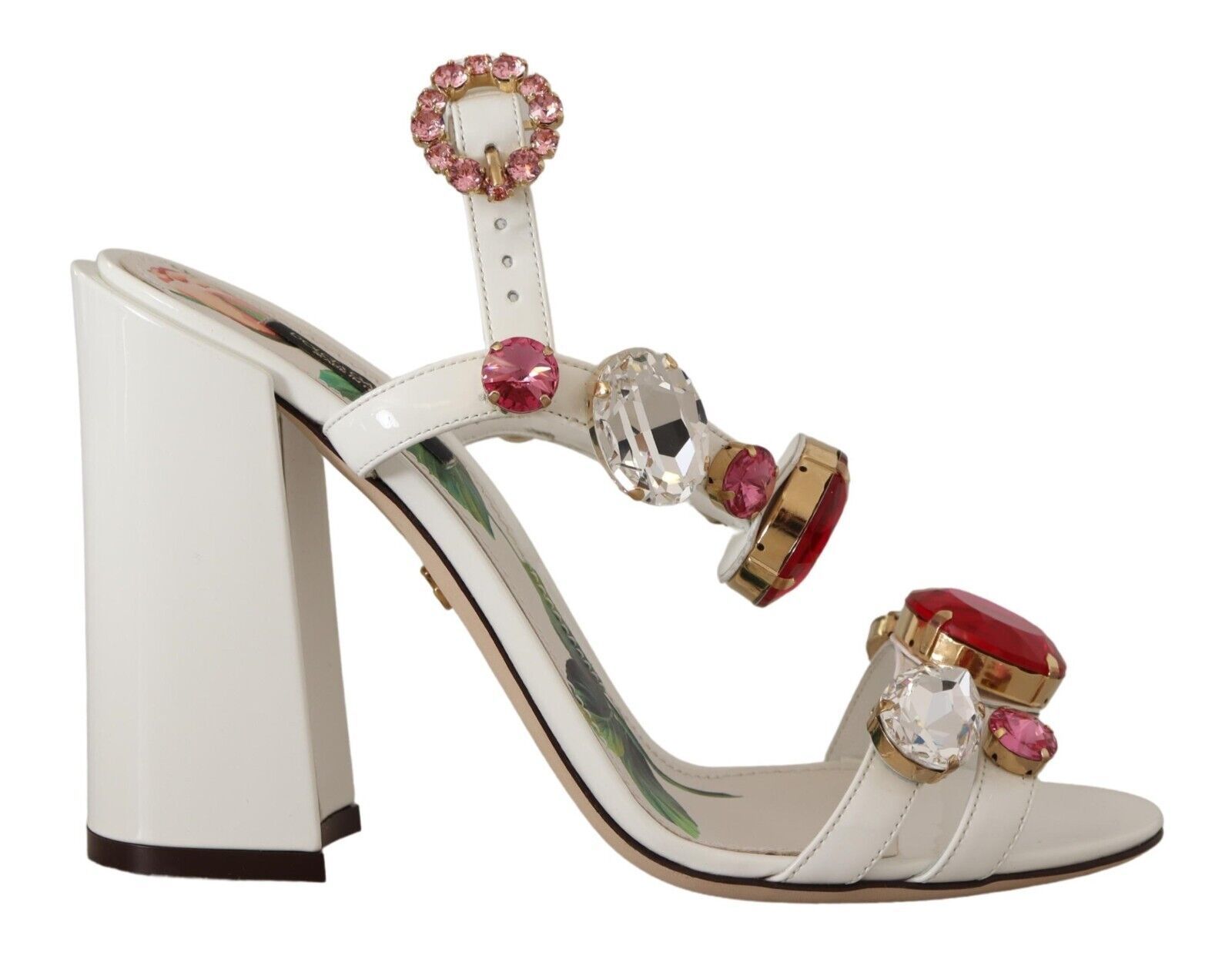 Dolce &amp; Gabbana Keira Heels mit Knöchelriemen und Kristallverzierung