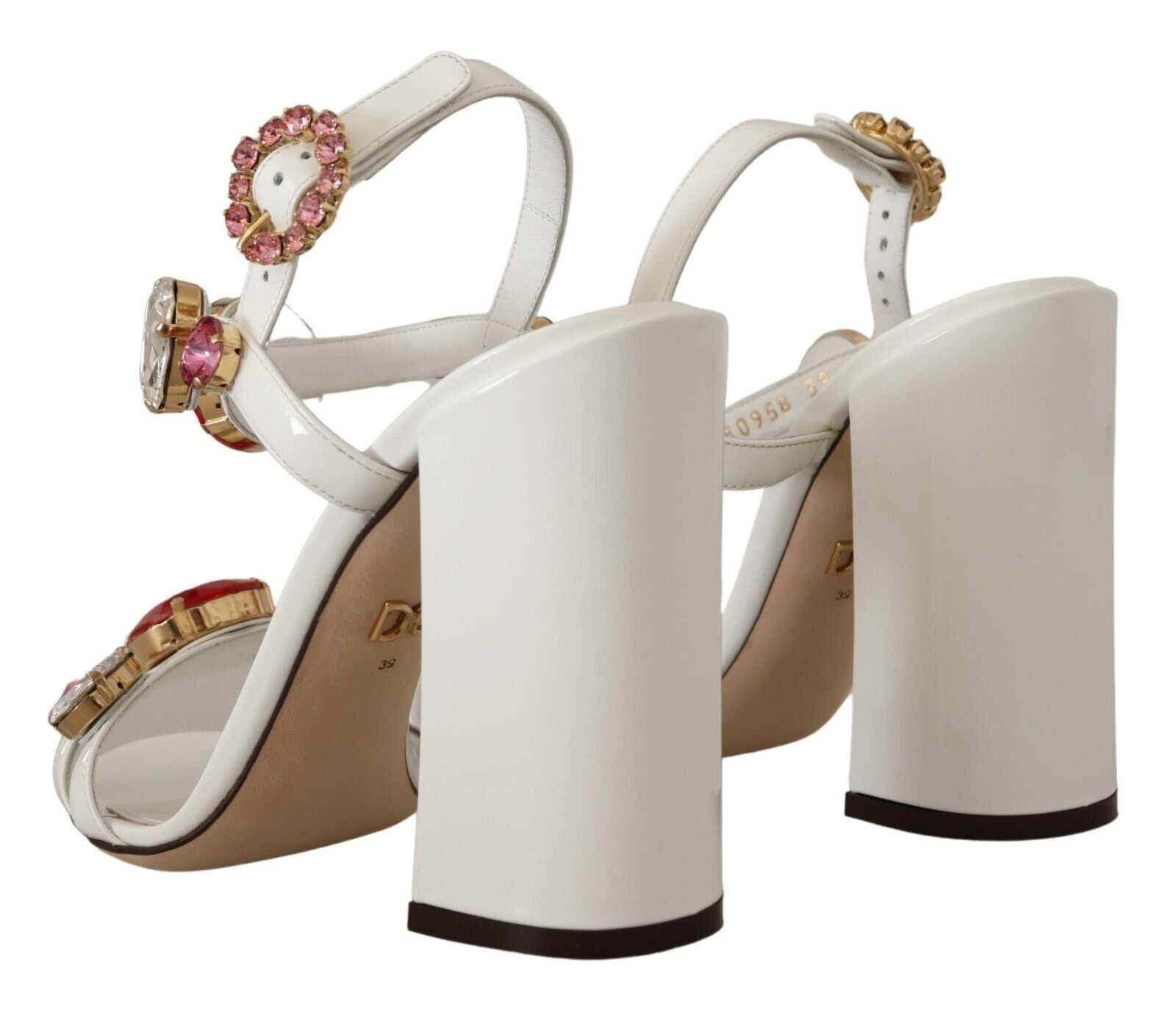 Dolce &amp; Gabbana Keira Heels mit Knöchelriemen und Kristallverzierung