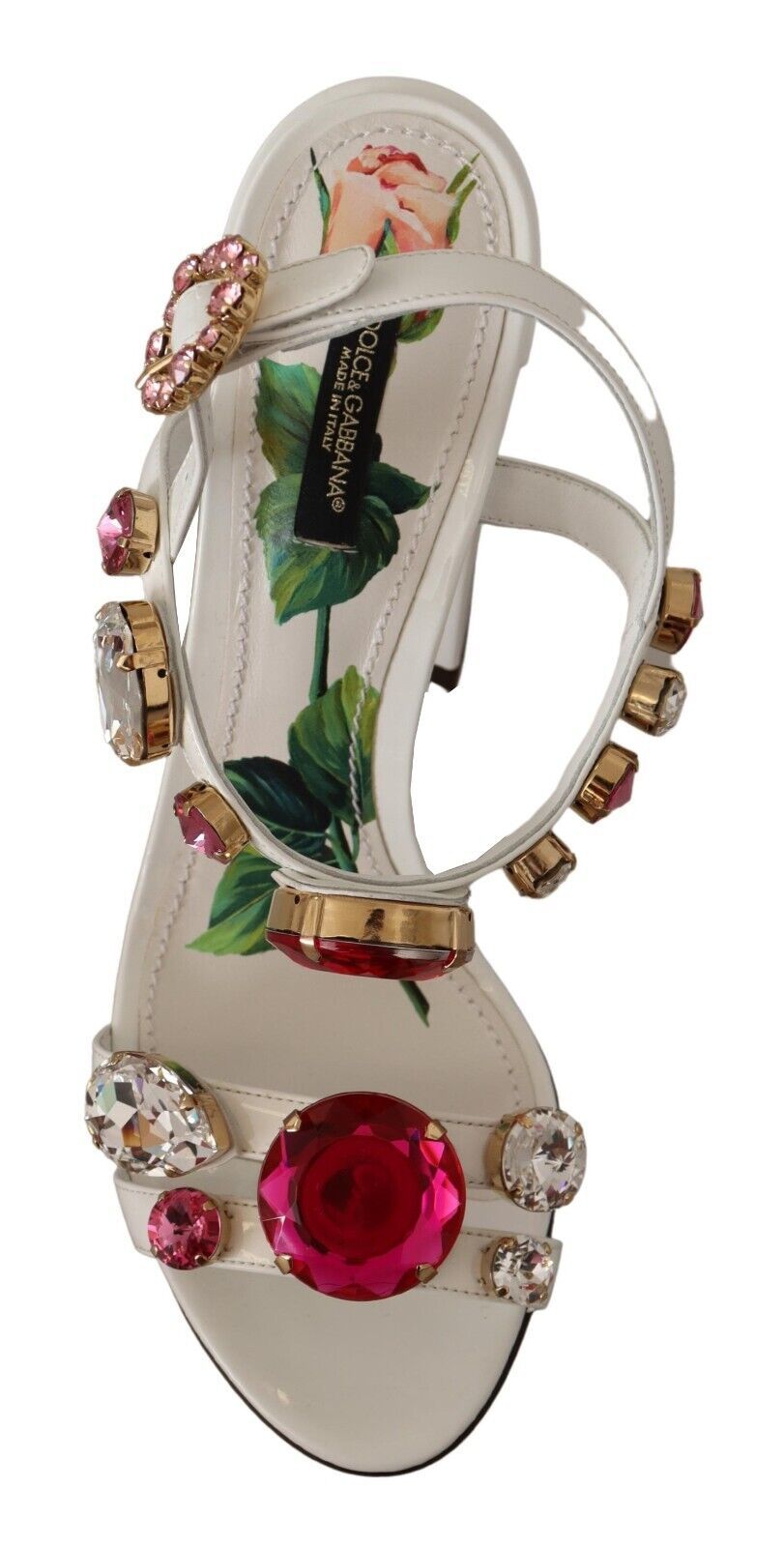 Dolce &amp; Gabbana Keira Heels mit Knöchelriemen und Kristallverzierung