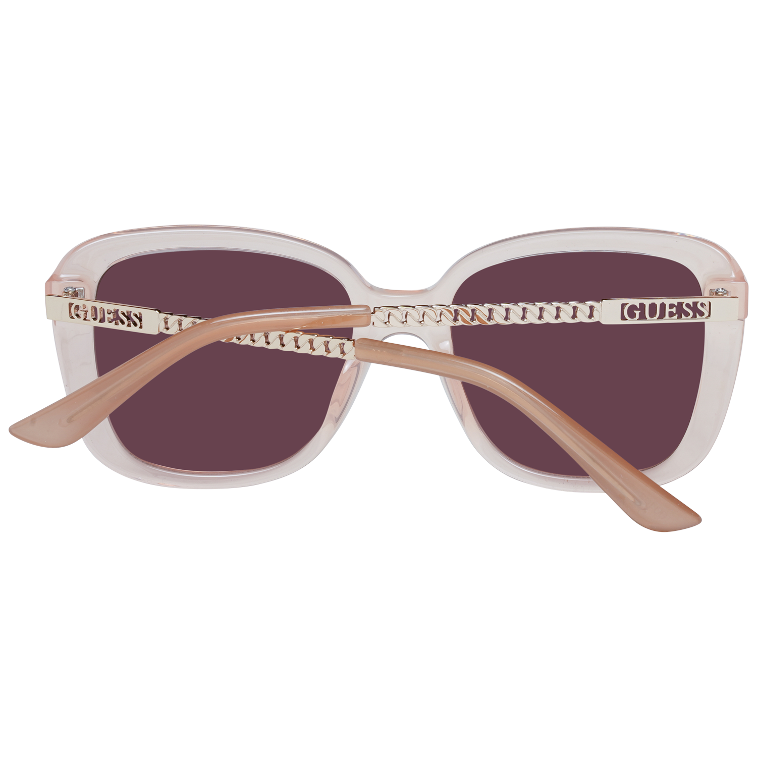 Ochelari de soare Guess crem pentru femei