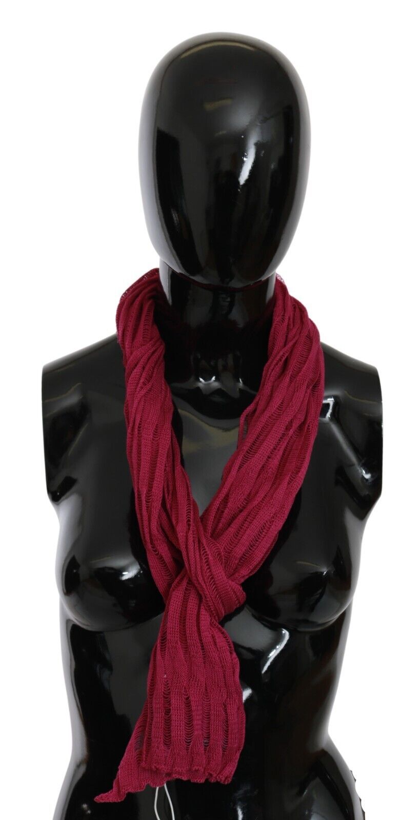 Eșarfă John Galliano Bordeaux Elegance Foulard Shawl