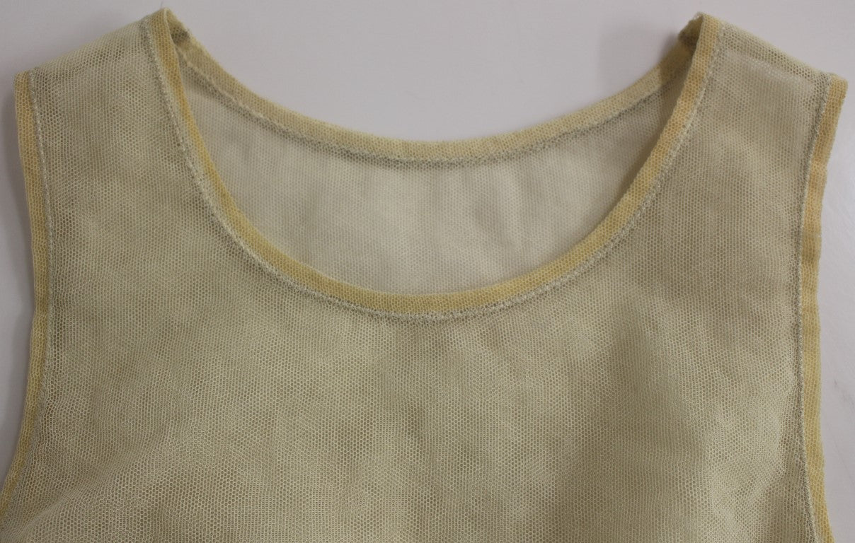 Dolce &amp; Gabbana Elegante beige Tanktop-Bluse