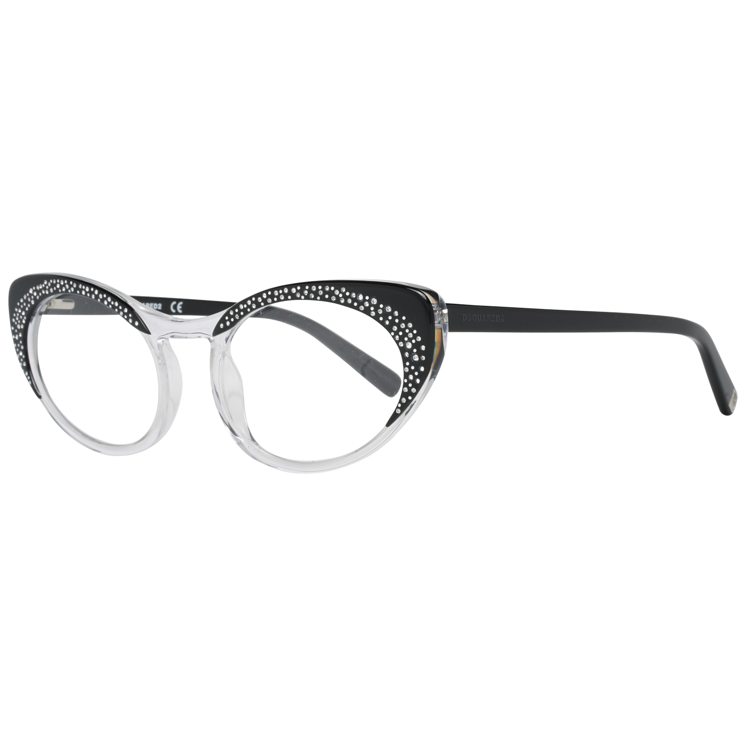 Dsquared² Schicke schwarze Vollrand-Designerbrille