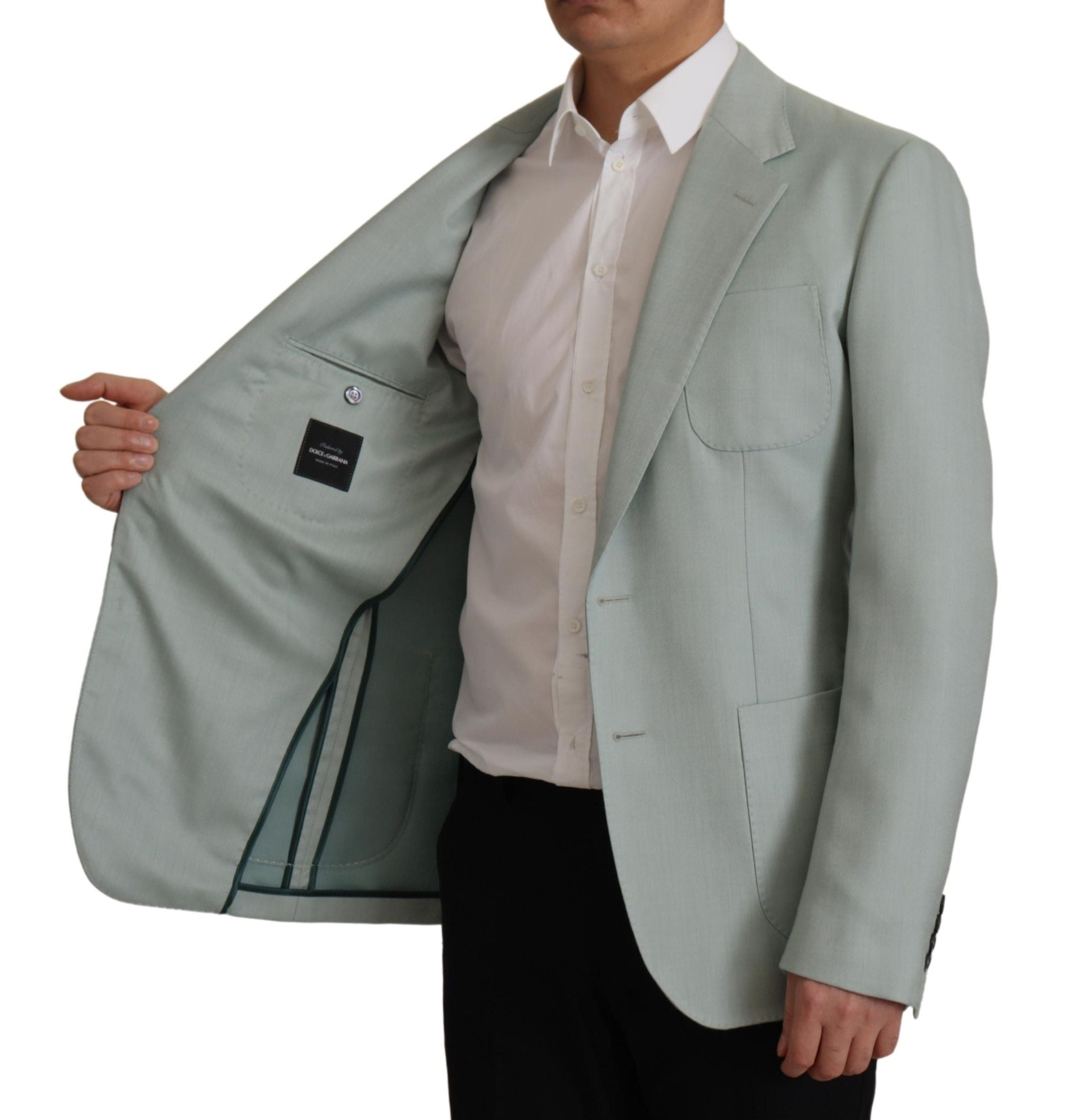 Dolce &amp; Gabbana Elegante Slim Fit Blazerjacke aus Kaschmirseide