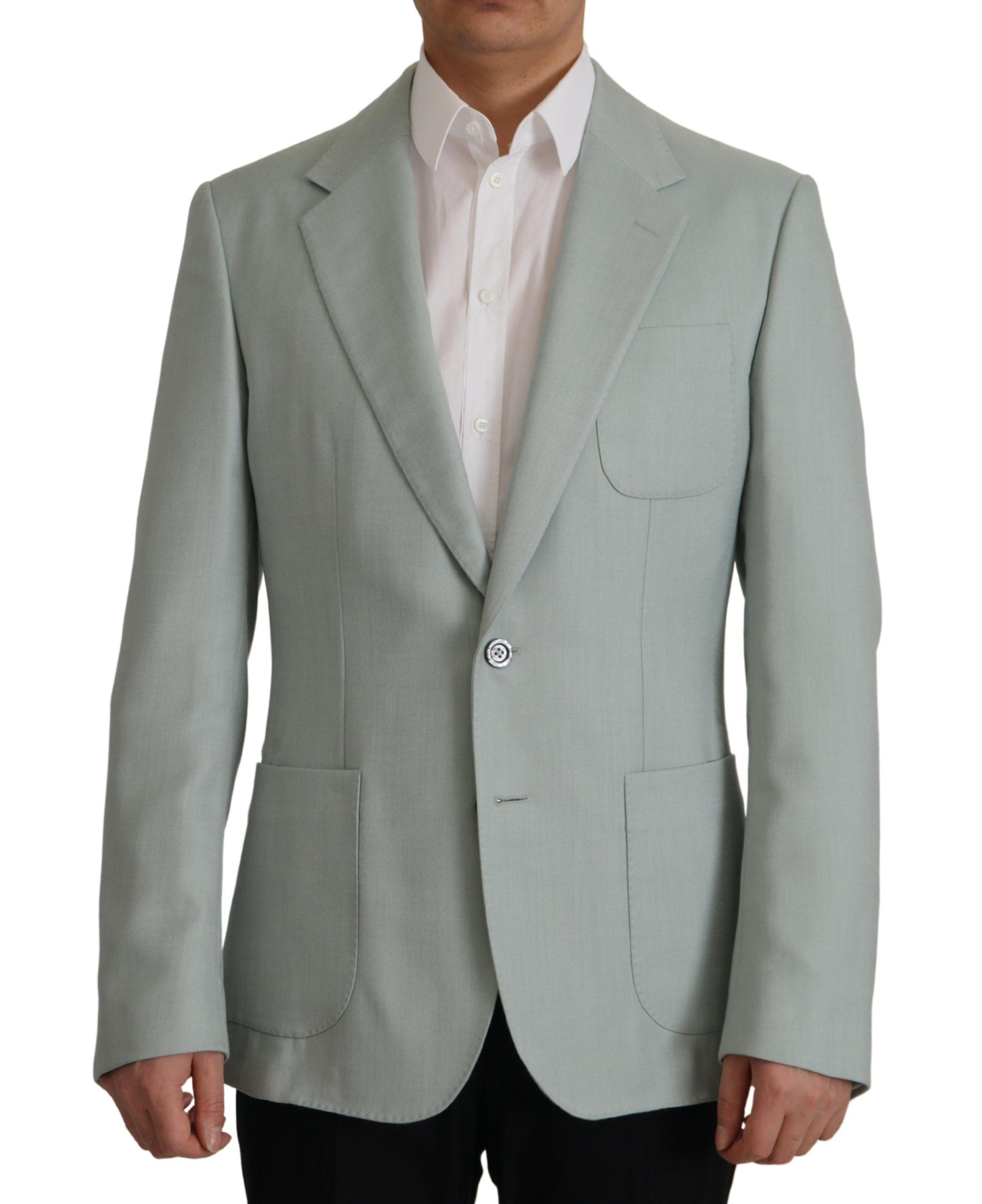 Dolce &amp; Gabbana Elegante Slim Fit Blazerjacke aus Kaschmirseide