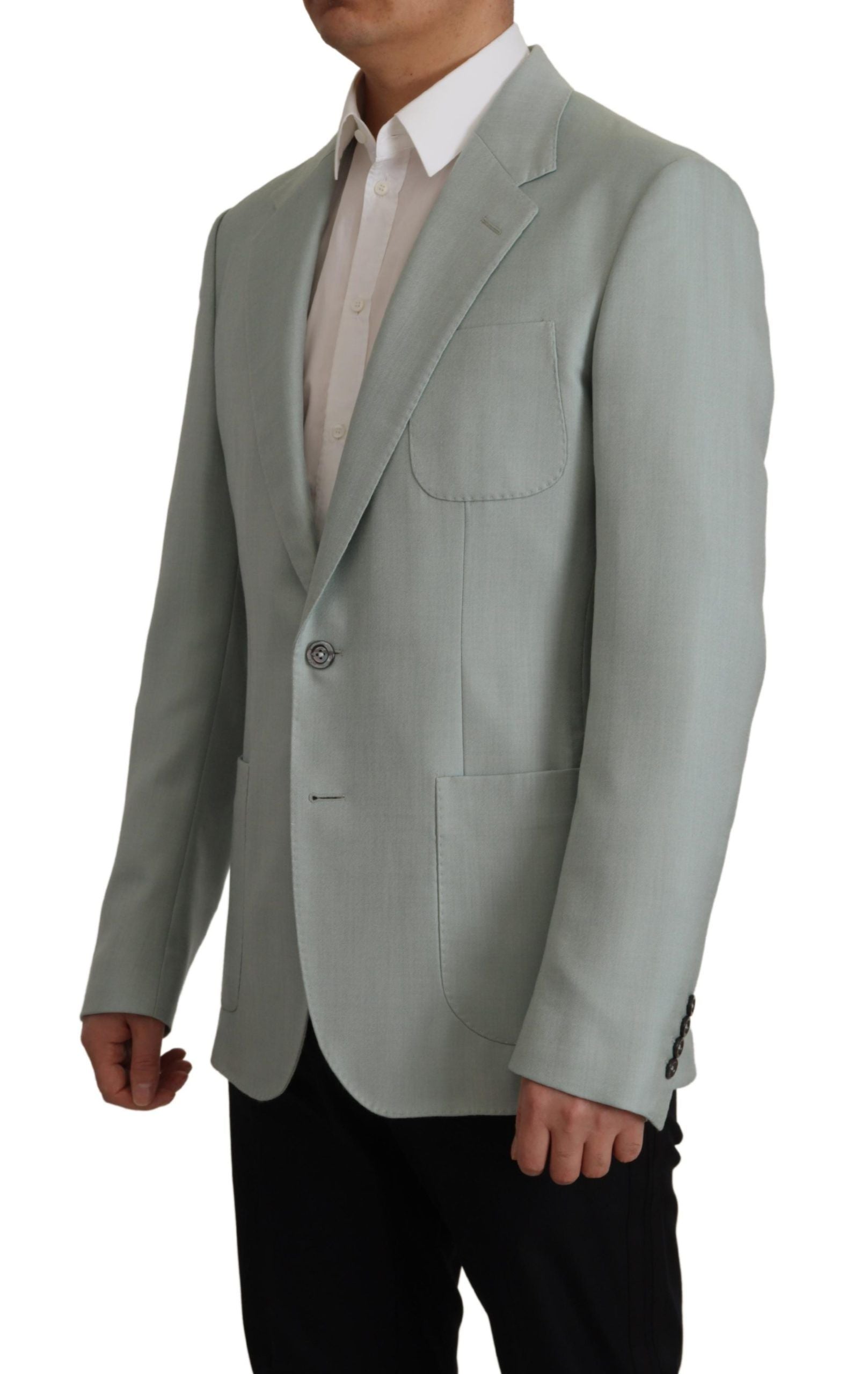 Dolce &amp; Gabbana Elegante Slim Fit Blazerjacke aus Kaschmirseide
