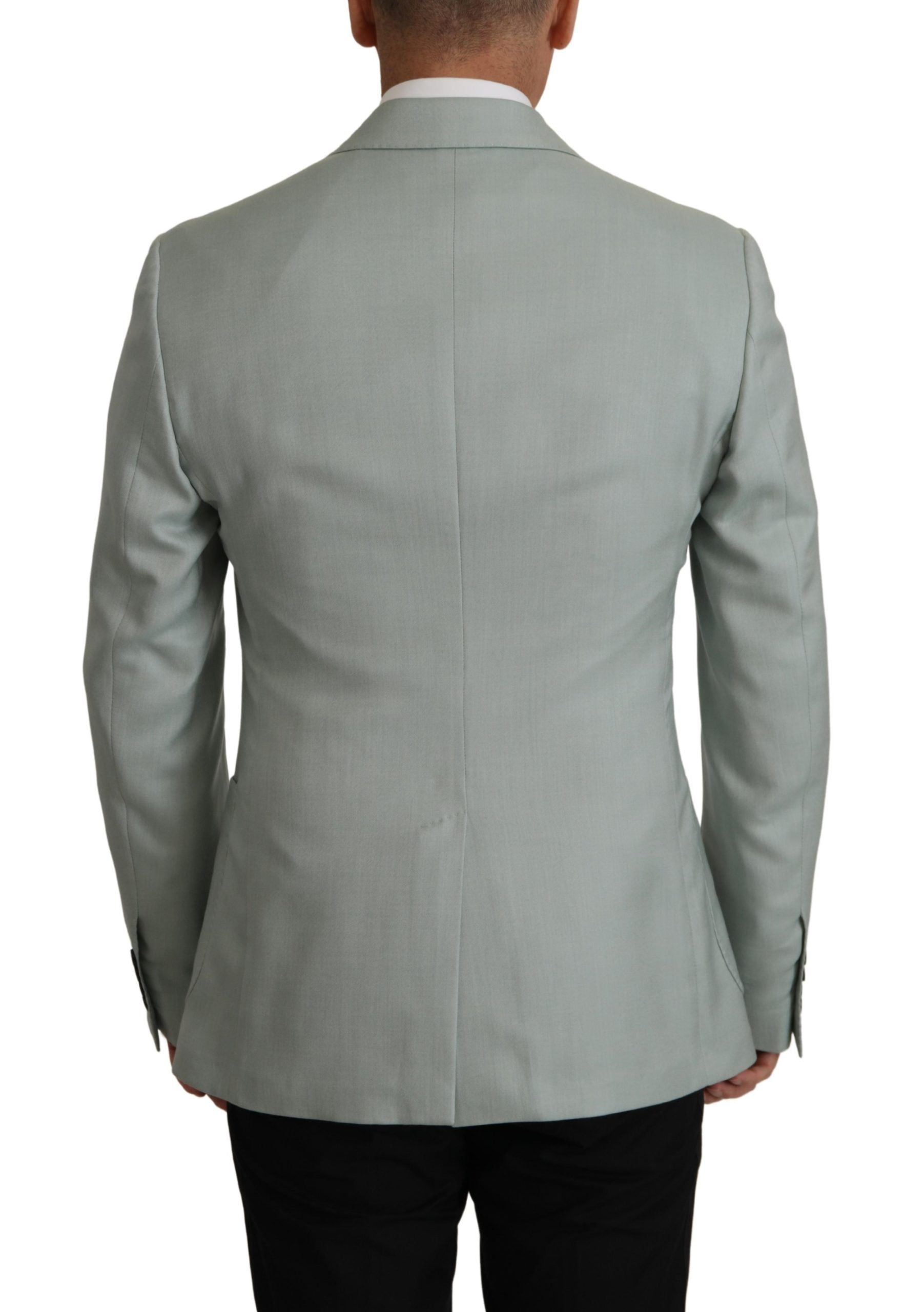 Dolce &amp; Gabbana Elegante Slim Fit Blazerjacke aus Kaschmirseide