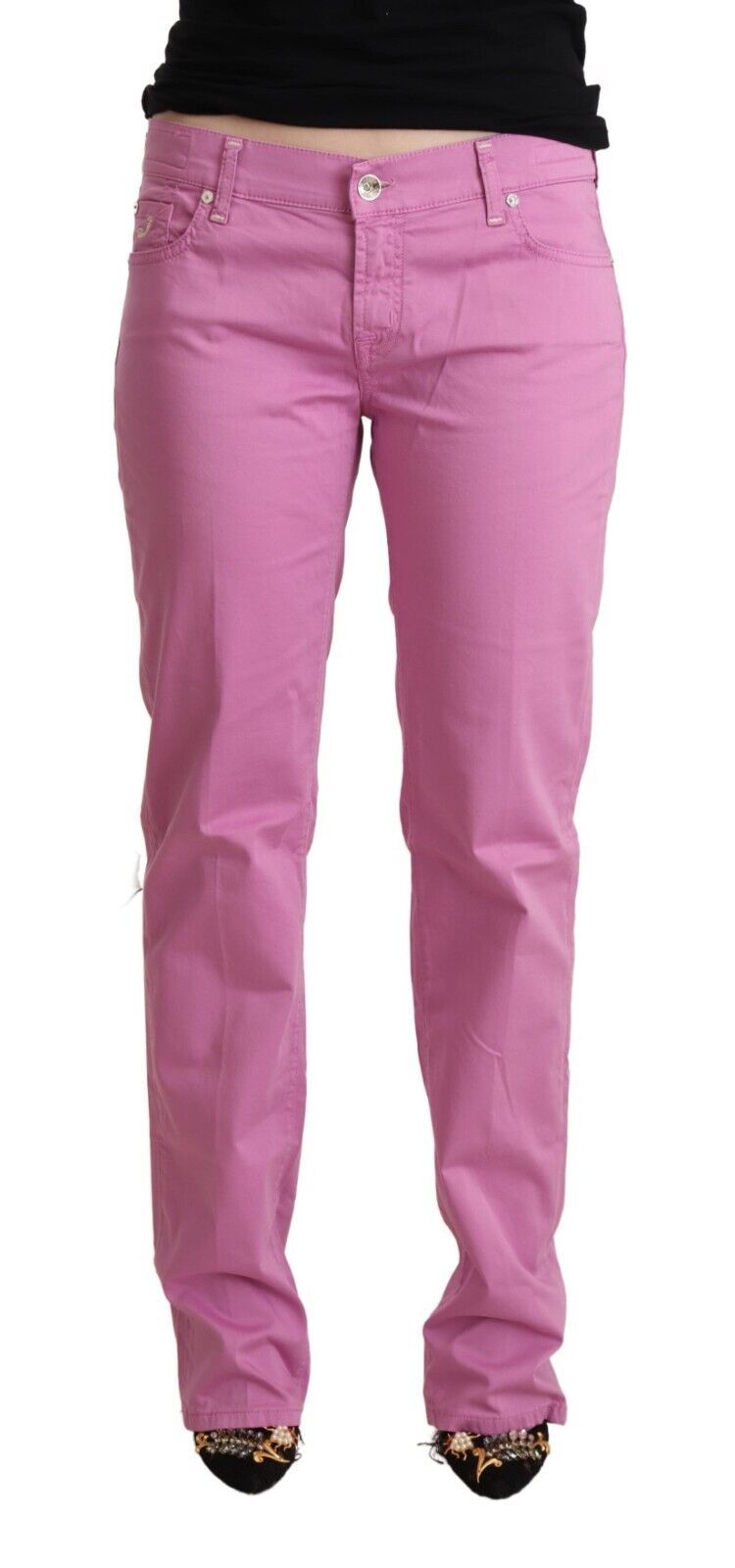 Jacob Cohen Elegante, konische Jeans aus rosa Denim