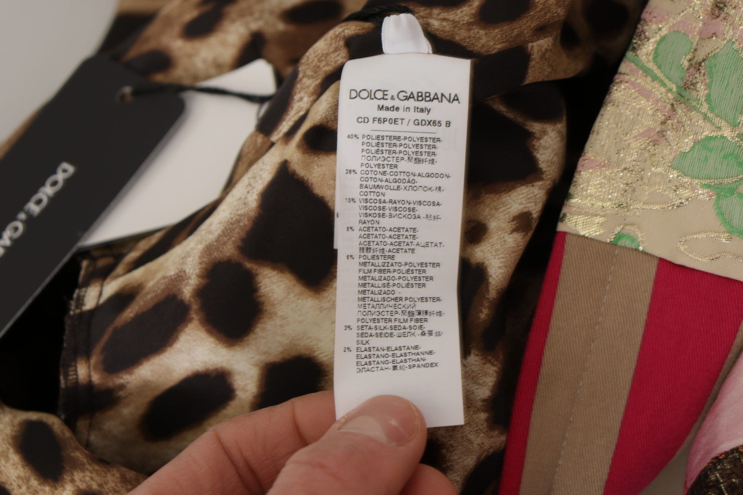 Rochie mini Dolce &amp; Gabbana cu imprimeu patchwork - Multicolor Elegance
