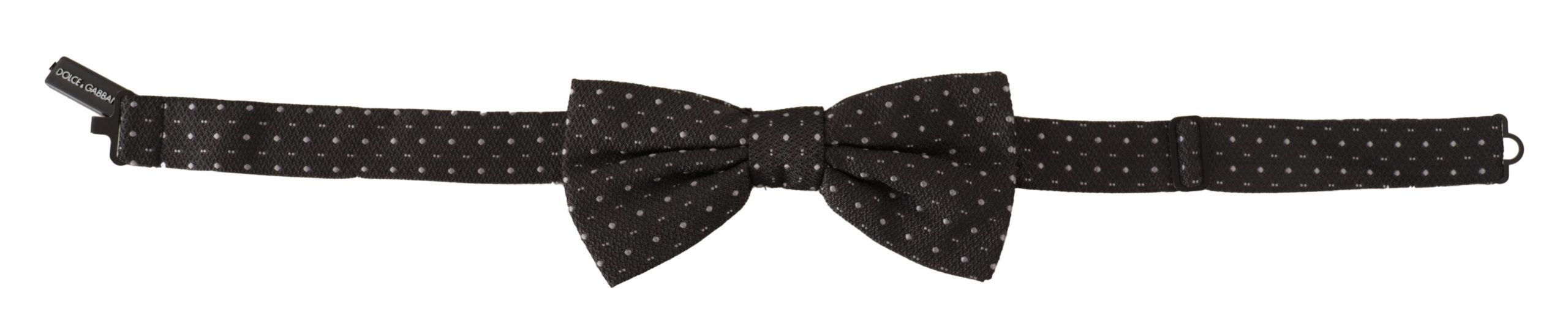 Papion elegant din mătase cu buline Dolce &amp; Gabbana