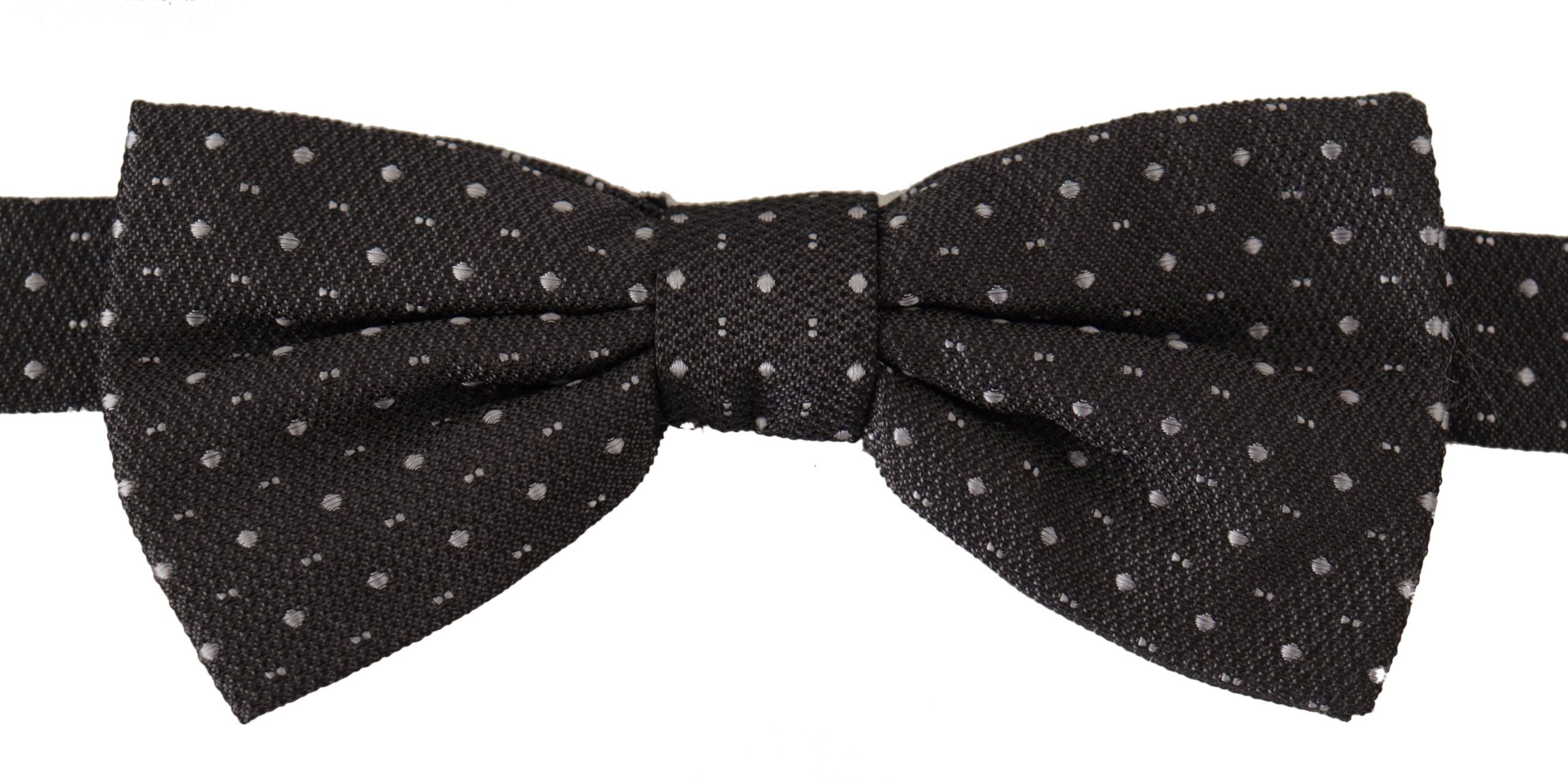 Papion elegant din mătase cu buline Dolce &amp; Gabbana