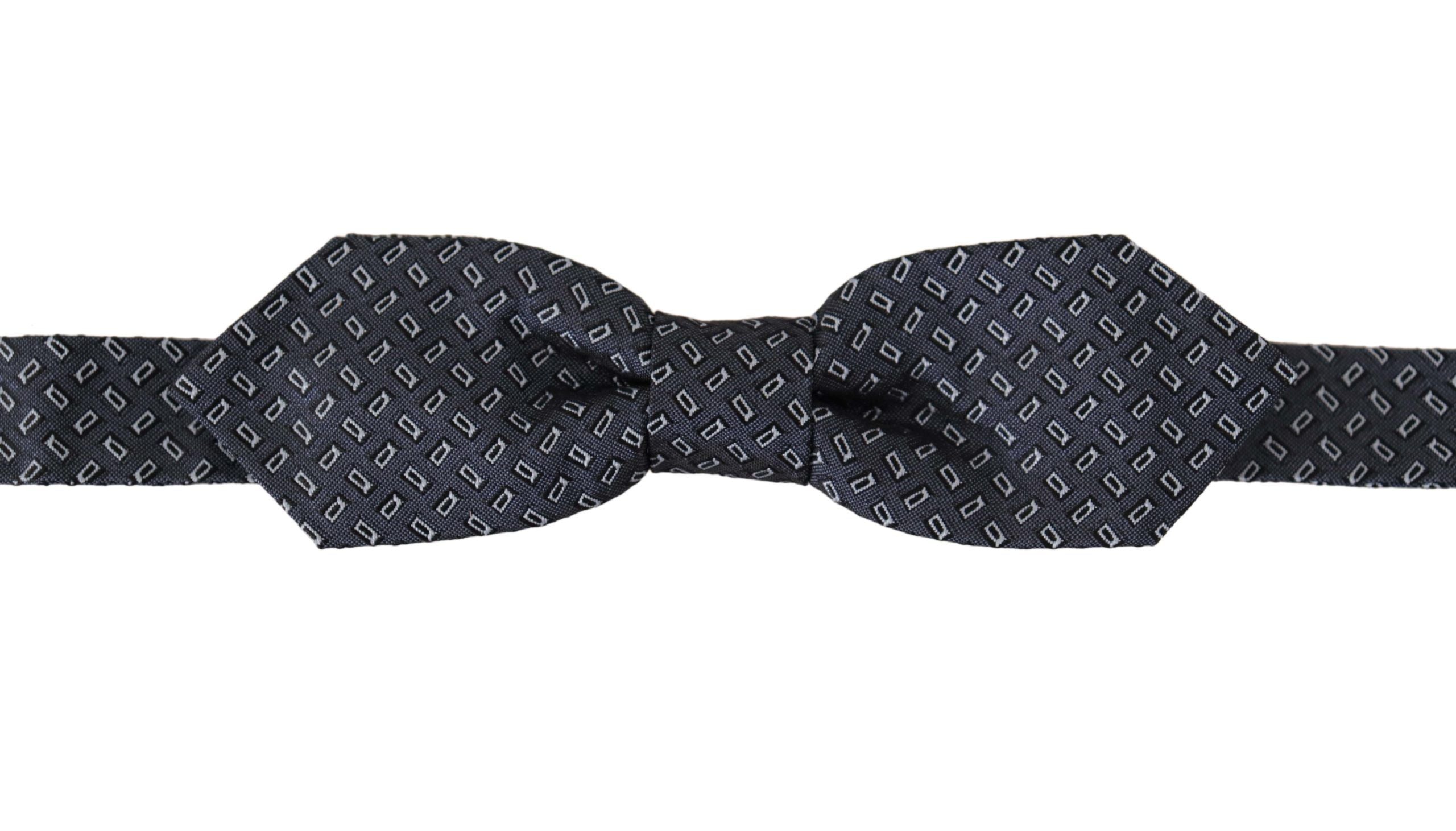 Papion elegant din mătase cu buline Dolce &amp; Gabbana