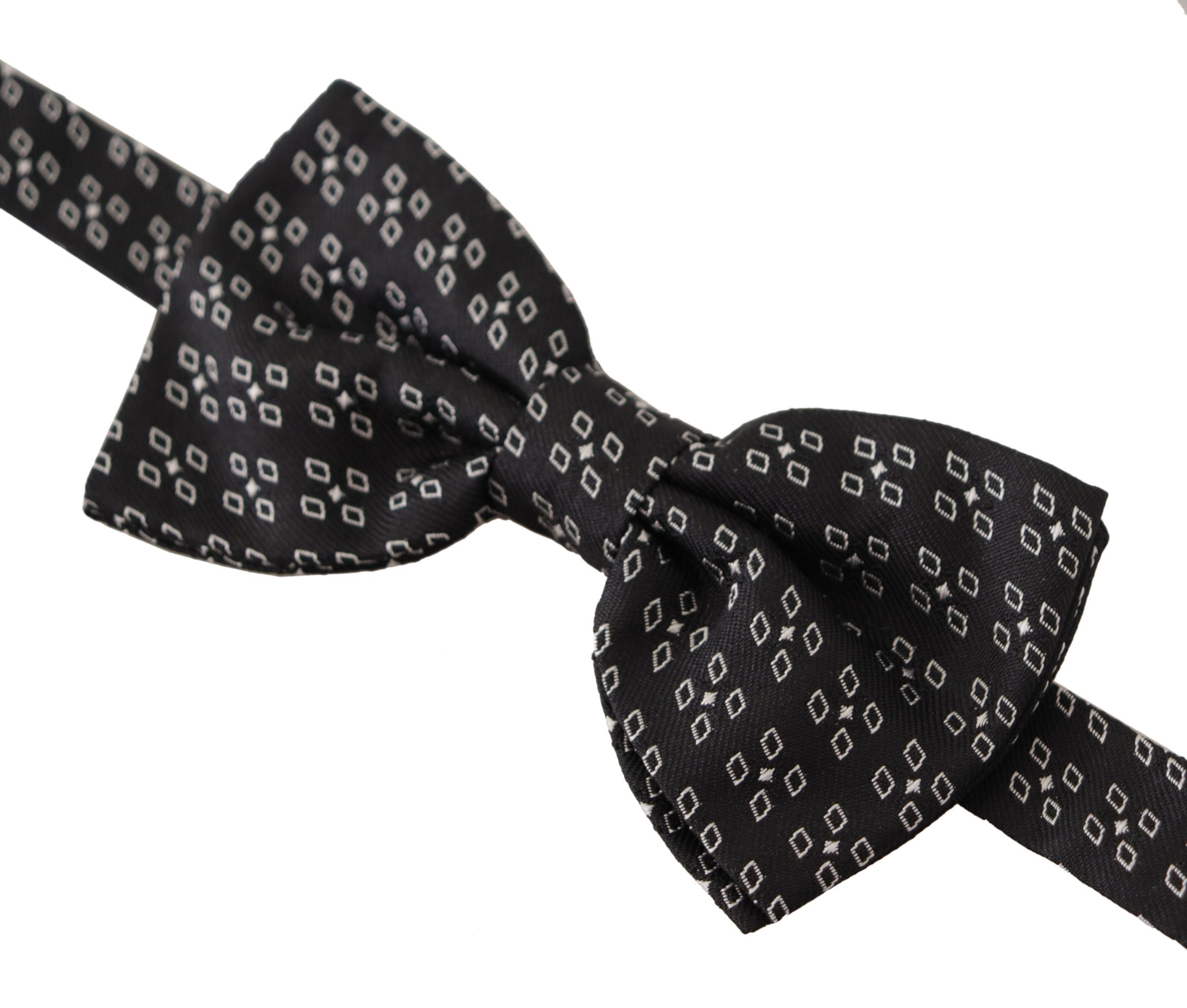 Papion elegant din mătase cu buline Dolce &amp; Gabbana