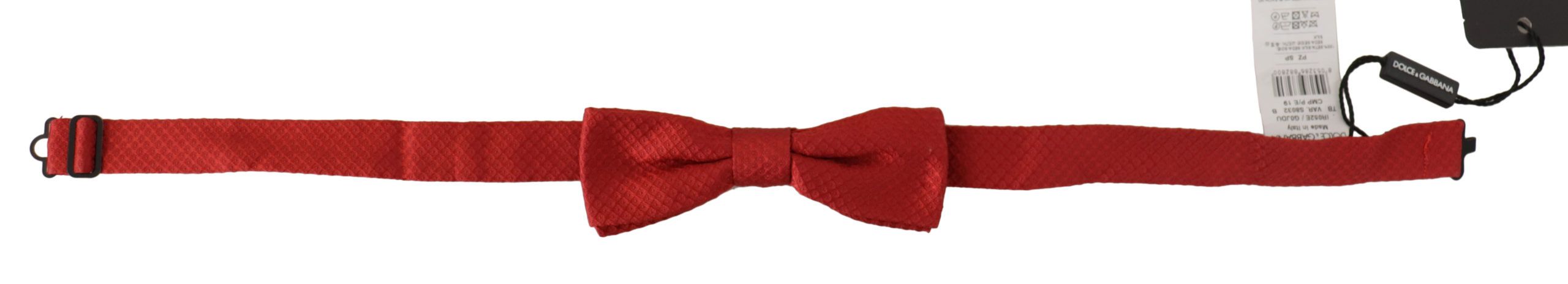 Papion elegant din mătase roșie Dolce &amp; Gabbana