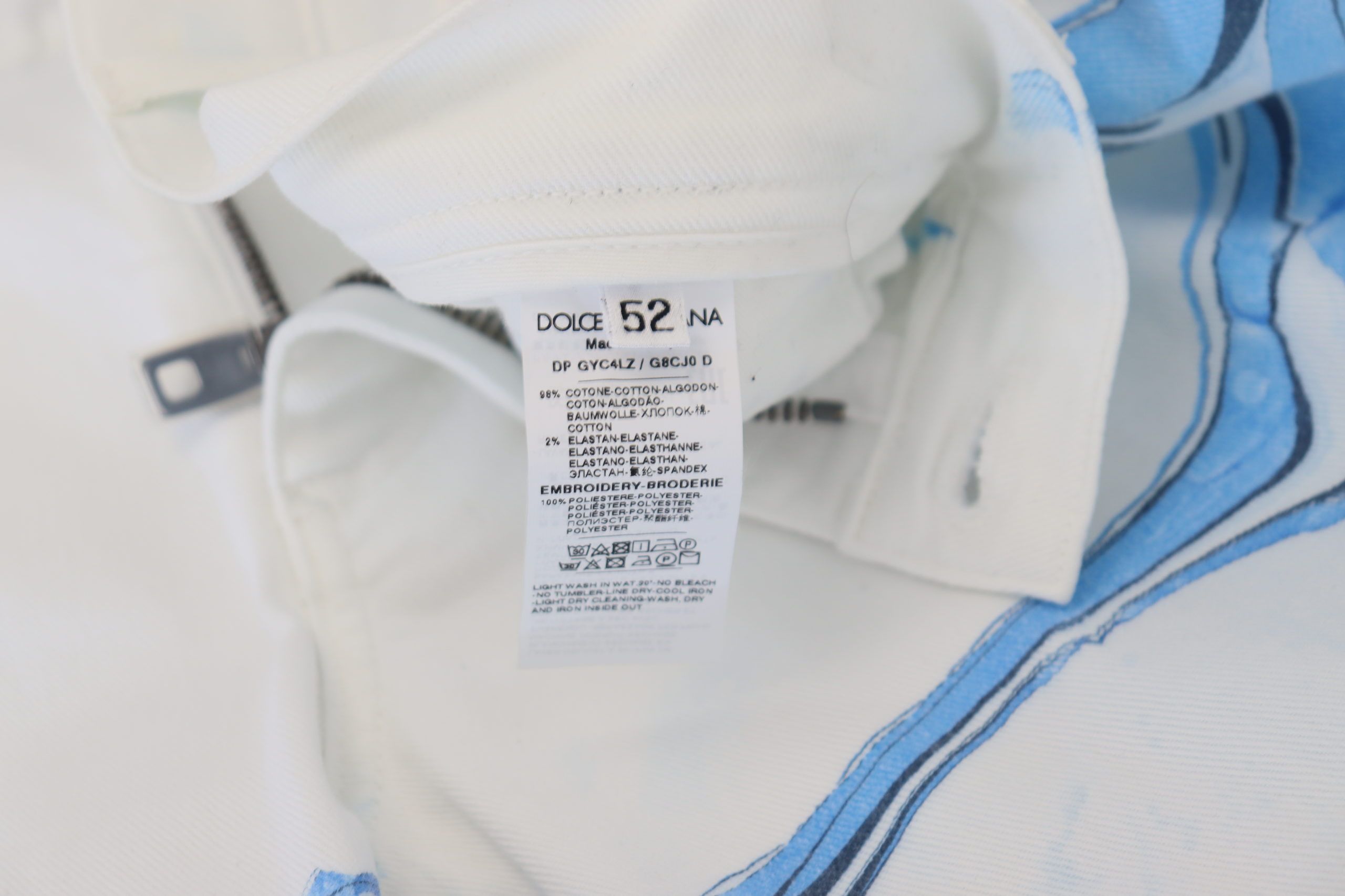 Dolce &amp; Gabbana Elegante Slim Fit Freizeitjeans