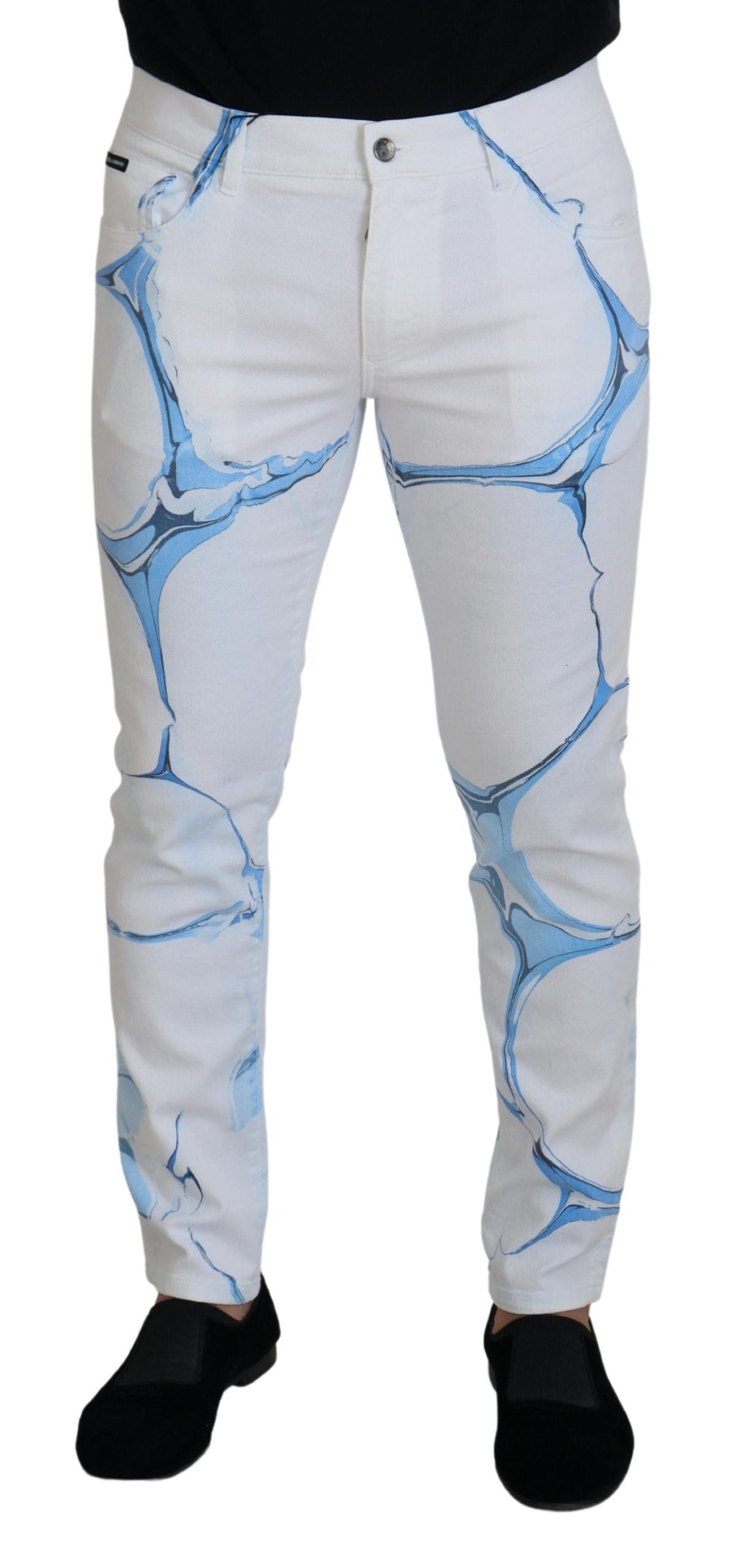 Dolce &amp; Gabbana Elegante Slim Fit Freizeitjeans