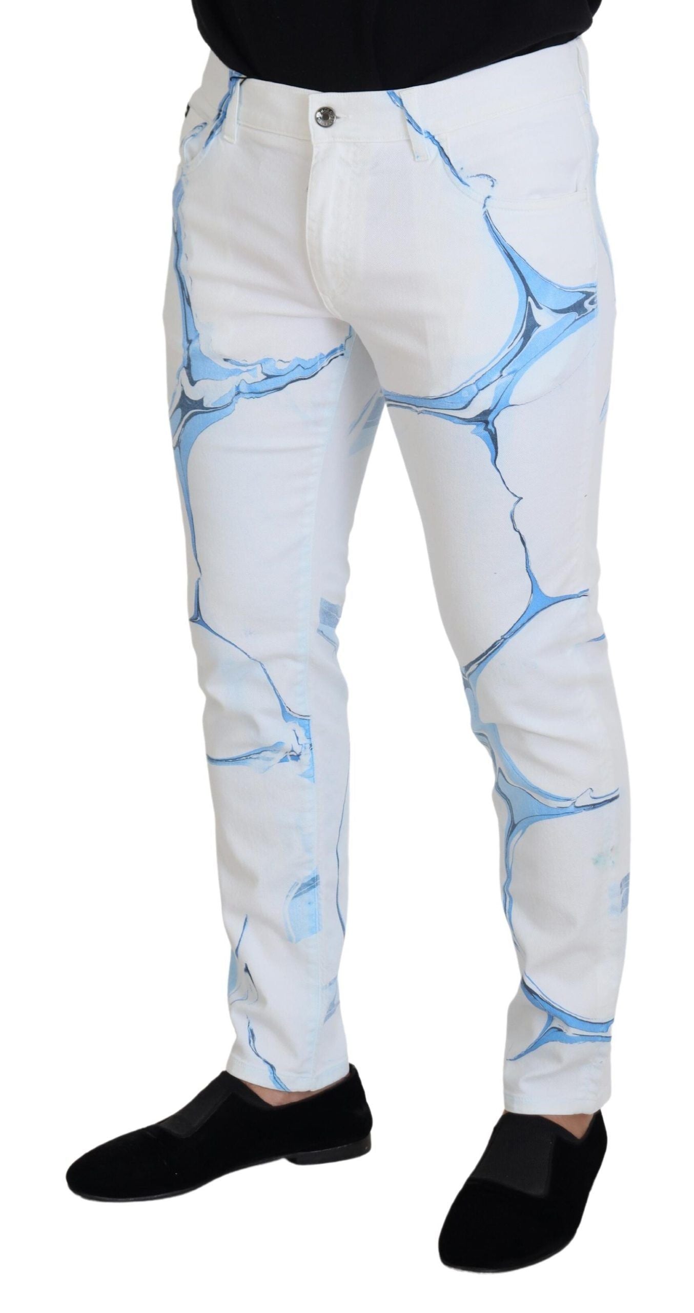 Dolce &amp; Gabbana Elegante Slim Fit Freizeitjeans