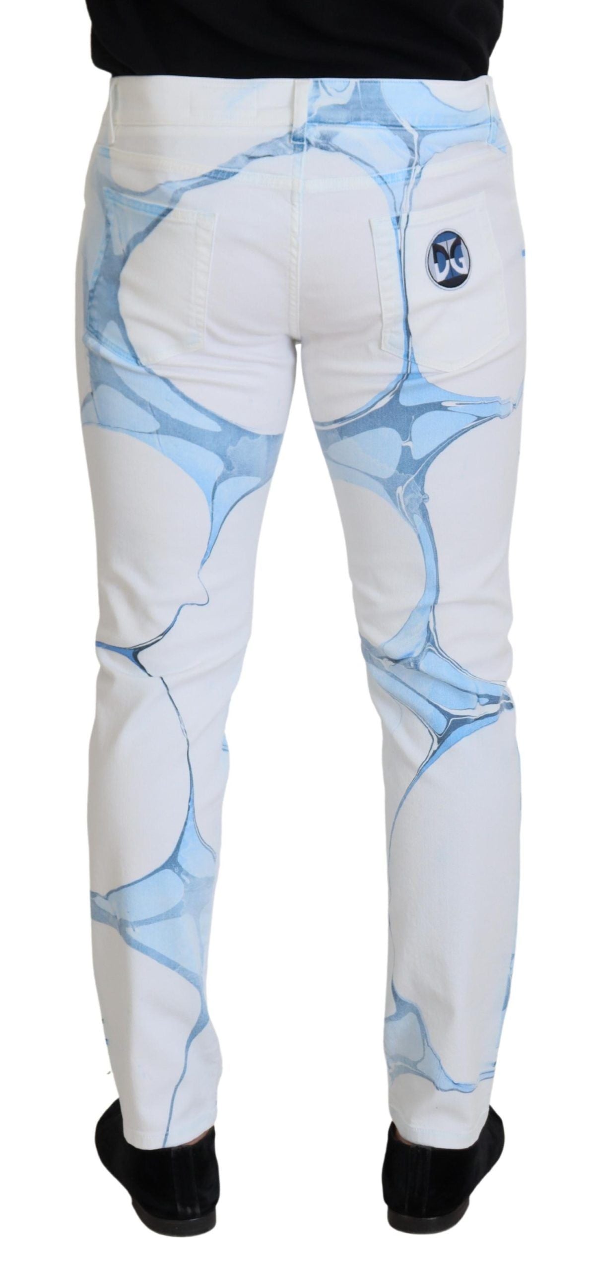 Dolce &amp; Gabbana Elegante Slim Fit Freizeitjeans