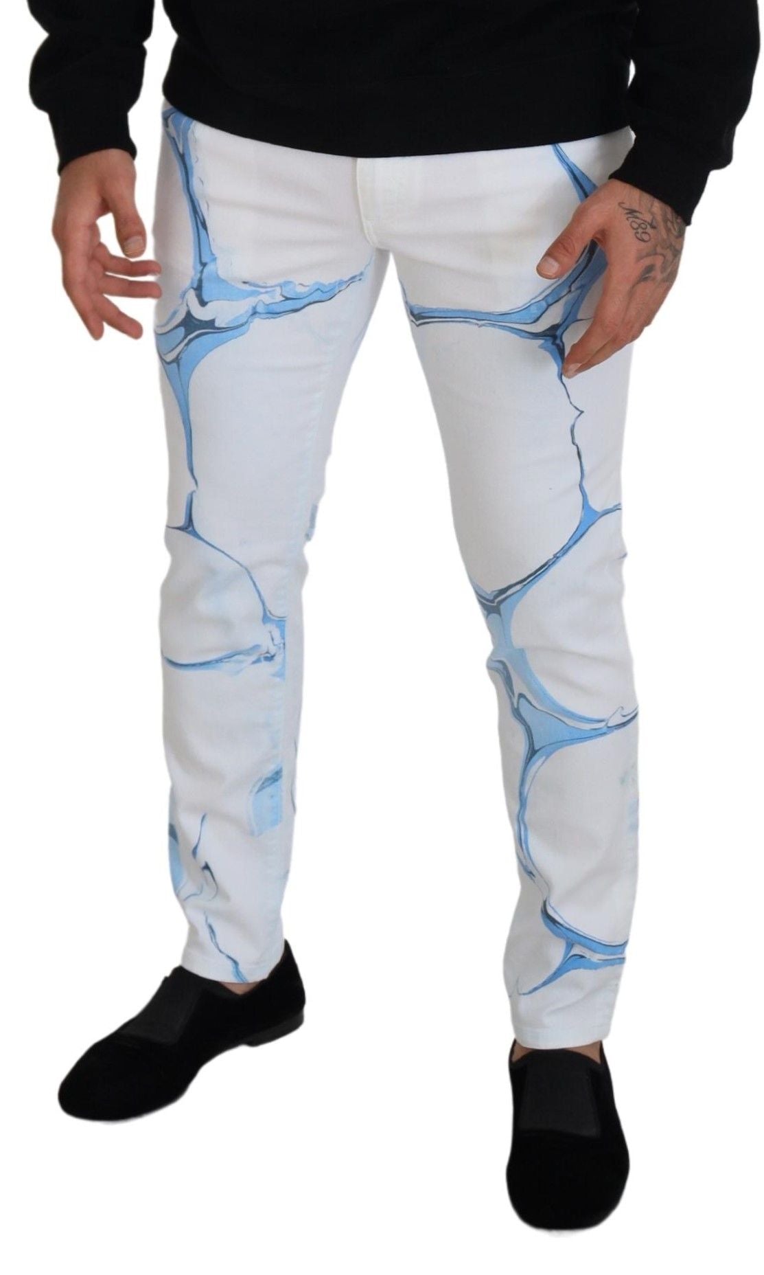 Dolce &amp; Gabbana Elegante Slim Fit Freizeitjeans