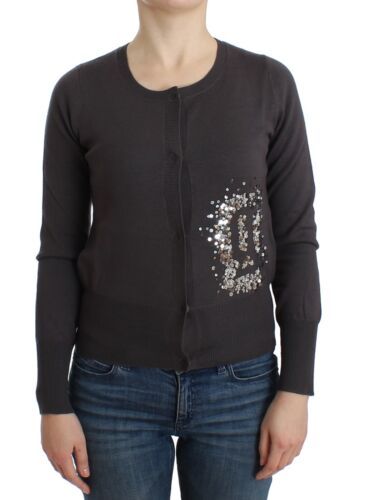 John Galliano Elegante lila Wolljacke mit Pailletten