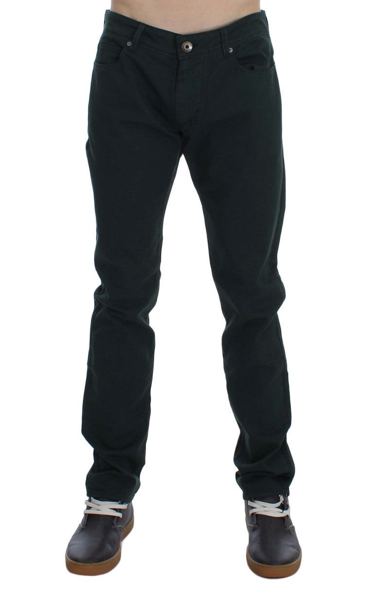 Ermanno Scervino Schicke grüne Jeans mit geradem Schnitt