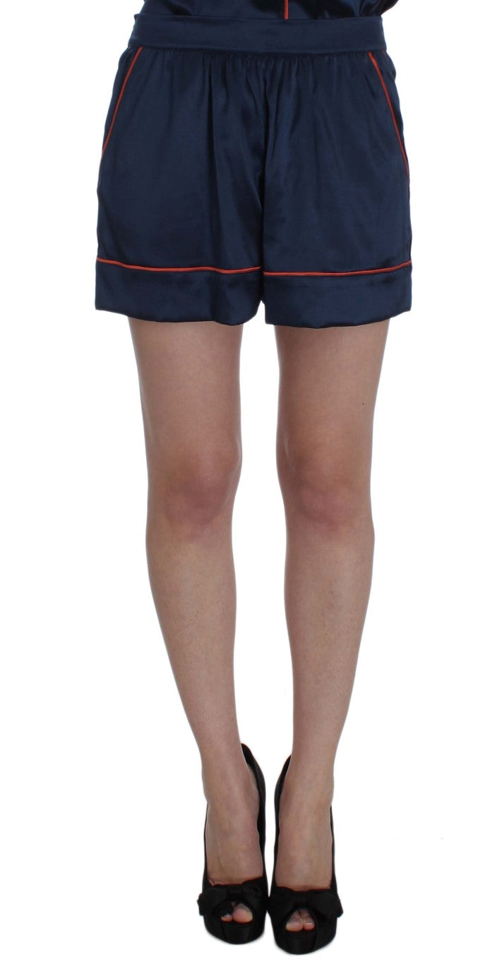 Dolce &amp; Gabbana Elegante Mini-Shorts aus Seidenstretch