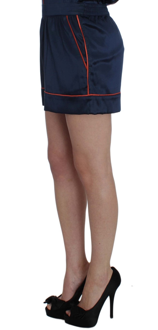 Dolce &amp; Gabbana Elegante Mini-Shorts aus Seidenstretch