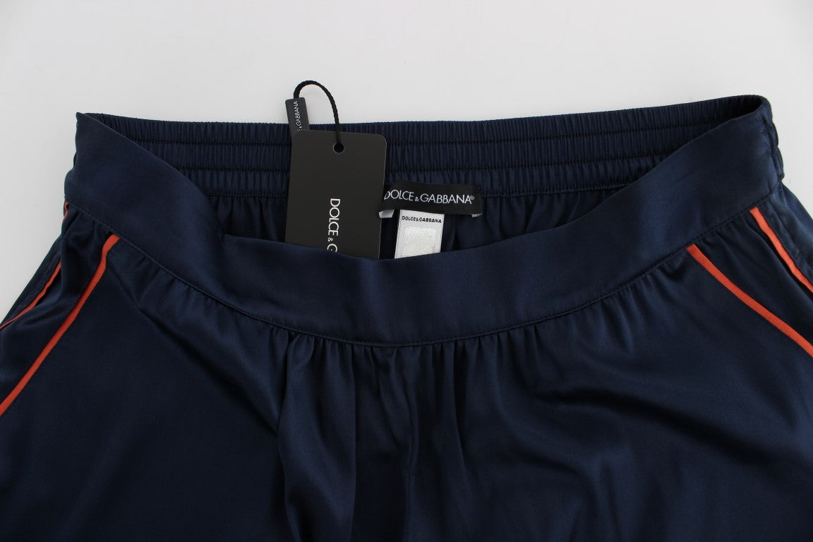 Pantaloni scurți mini eleganți din mătase elastică Dolce &amp; Gabbana