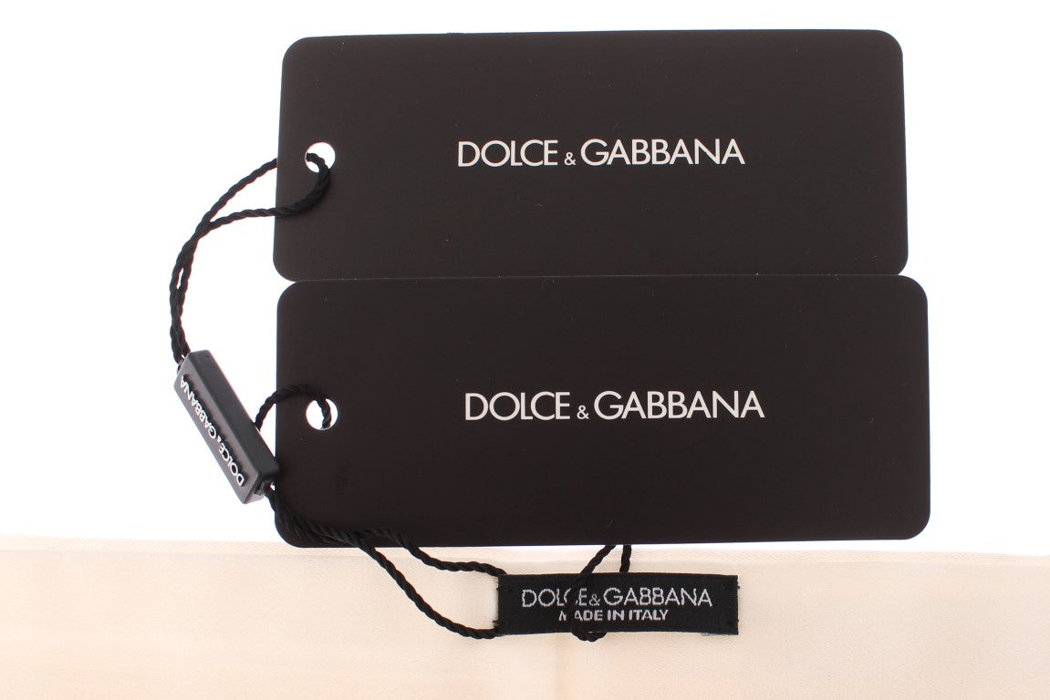 Brânză elegantă din mătase albă Dolce &amp; Gabbana