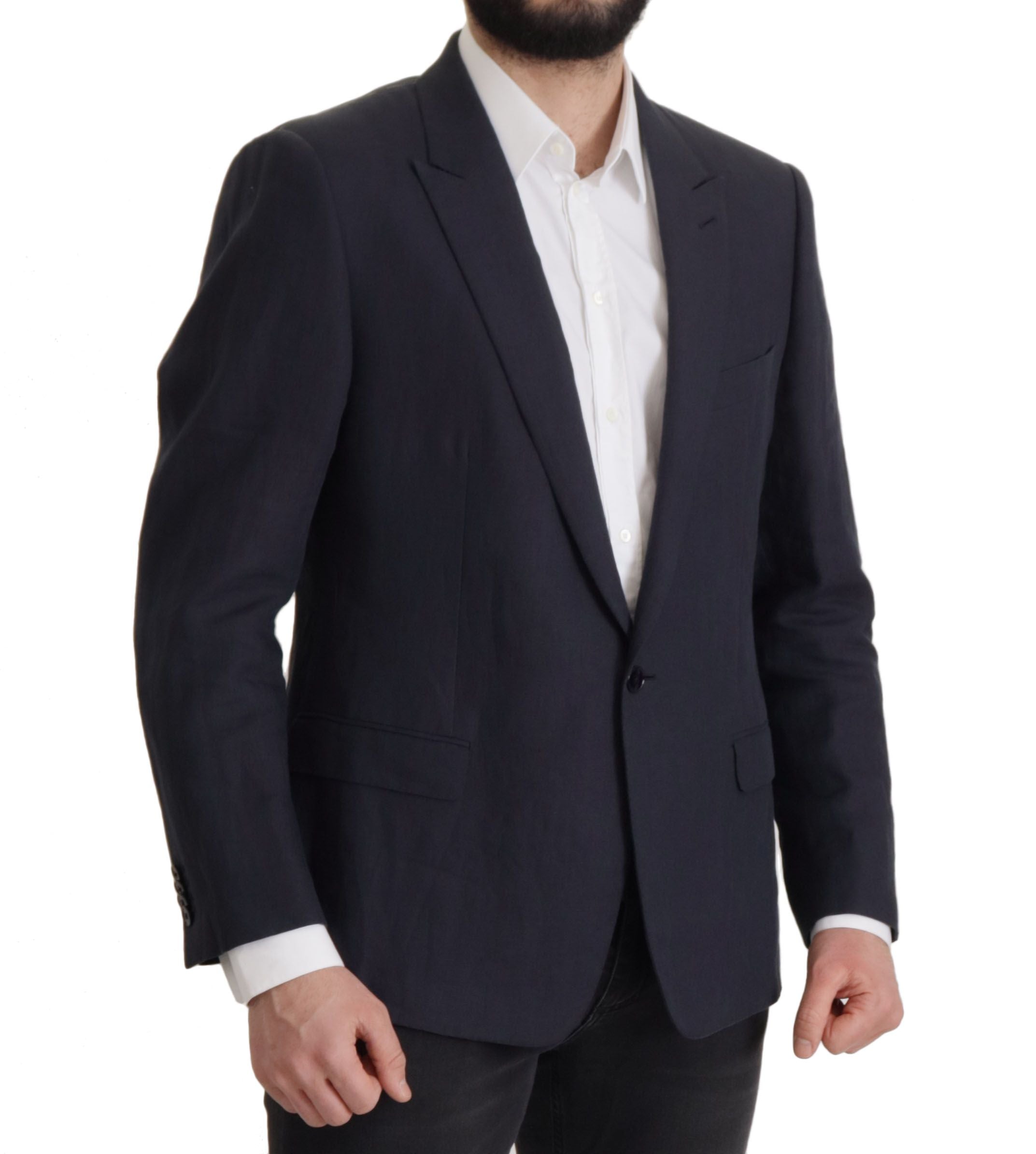 Dolce &amp; Gabbana Eleganter einreihiger Blazer aus Leinen