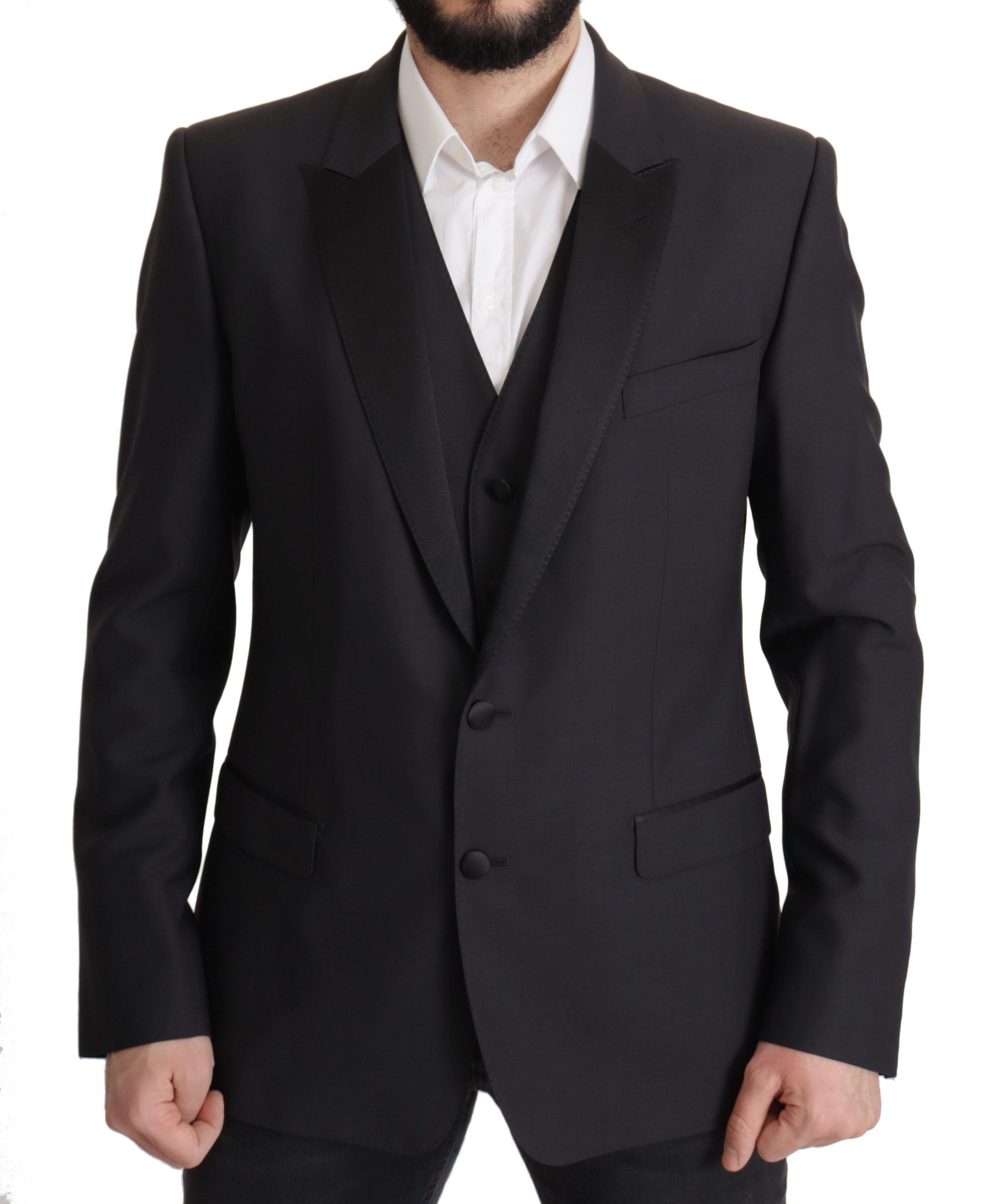 Dolce &amp; Gabbana Eleganter dunkelblauer Martini-Zweiteiler-Blazer
