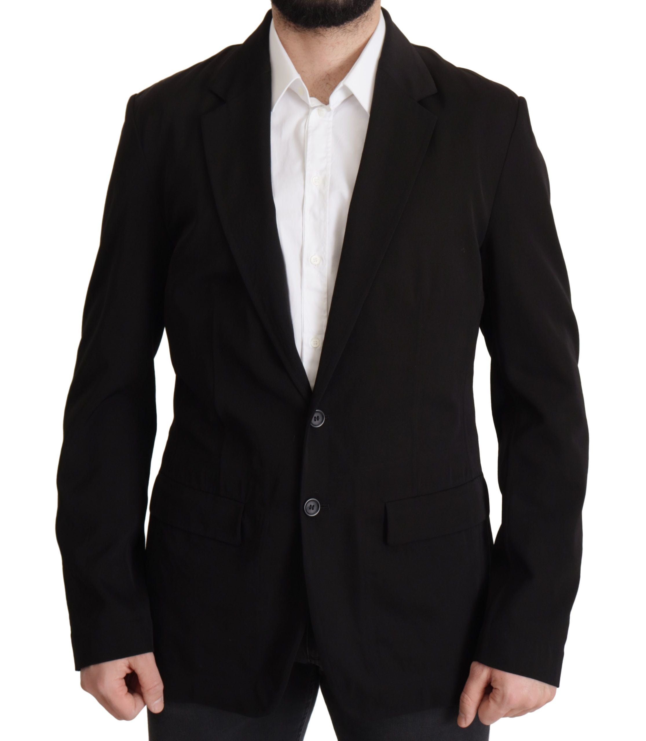 Dolce &amp; Gabbana Elegante einreihige Jacke aus Schurwolle