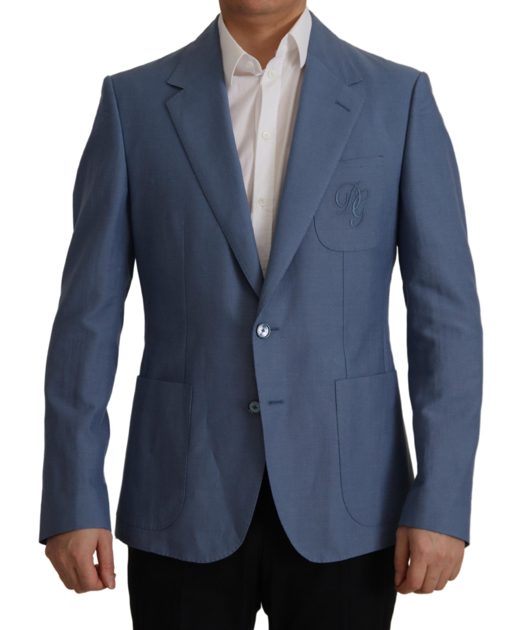 Dolce &amp; Gabbana Elegante einreihige Leinenjacke