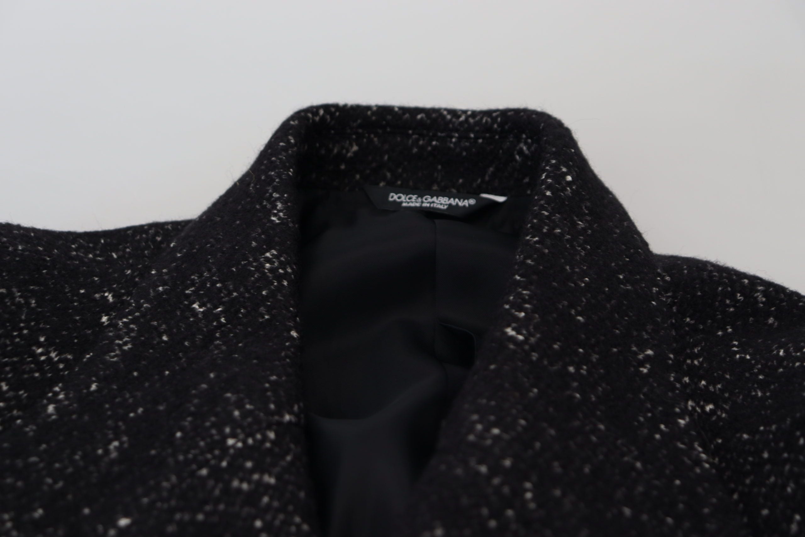 Dolce &amp; Gabbana – Elegante, gemusterte Zweireiherjacke aus Wolle