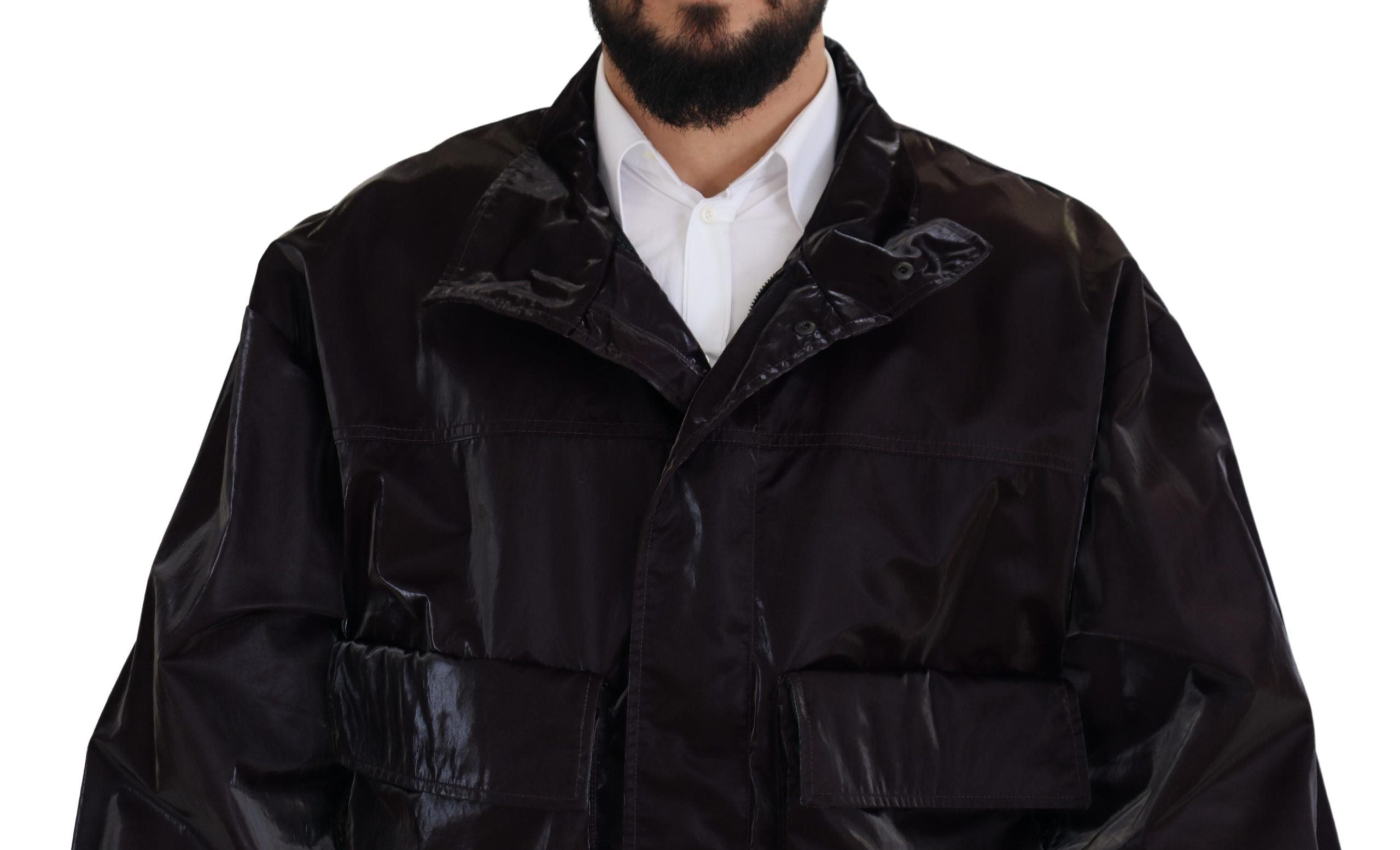 Dolce &amp; Gabbana Elegante Bordeaux-Jacke mit Kragen