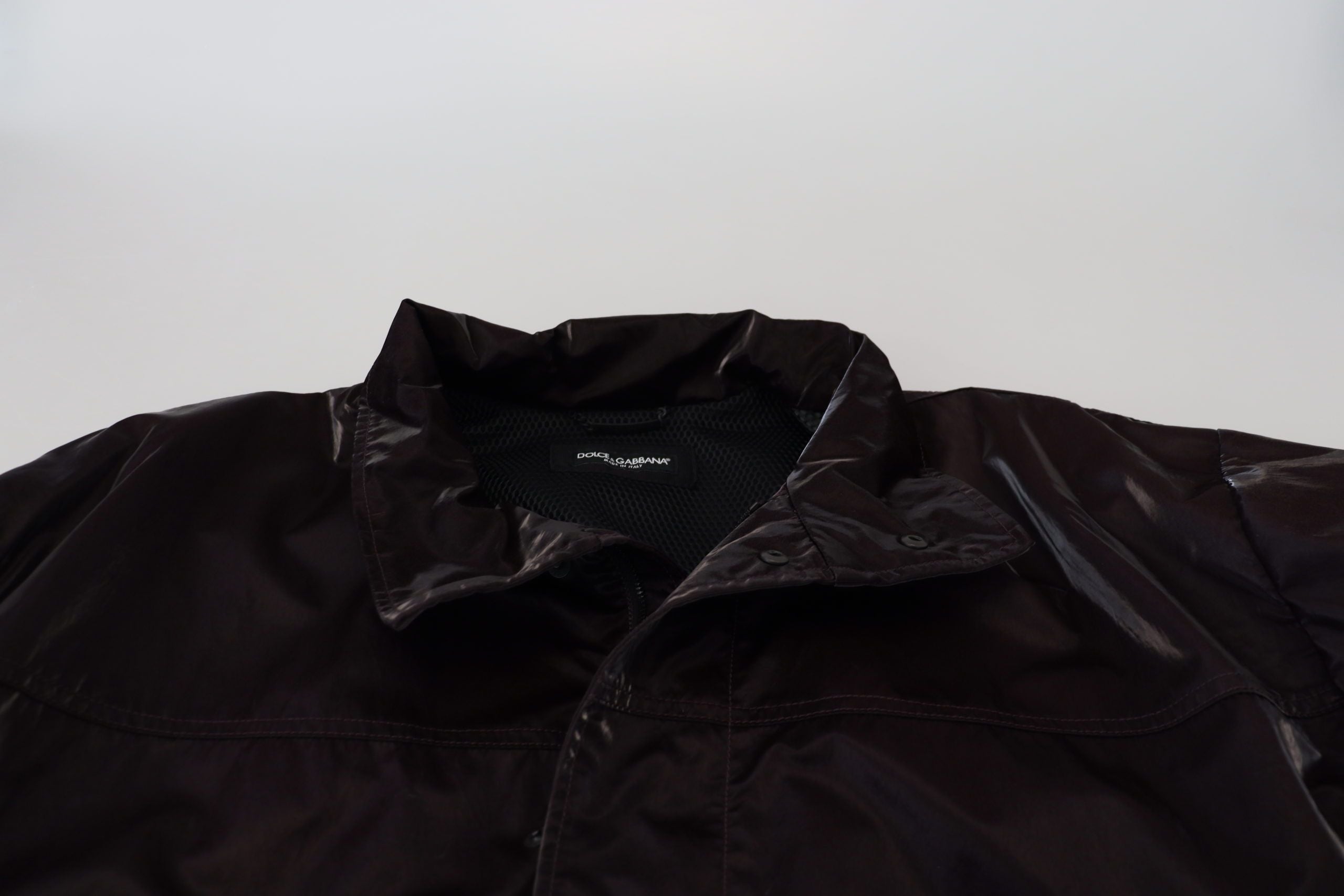Dolce &amp; Gabbana Elegante Bordeaux-Jacke mit Kragen