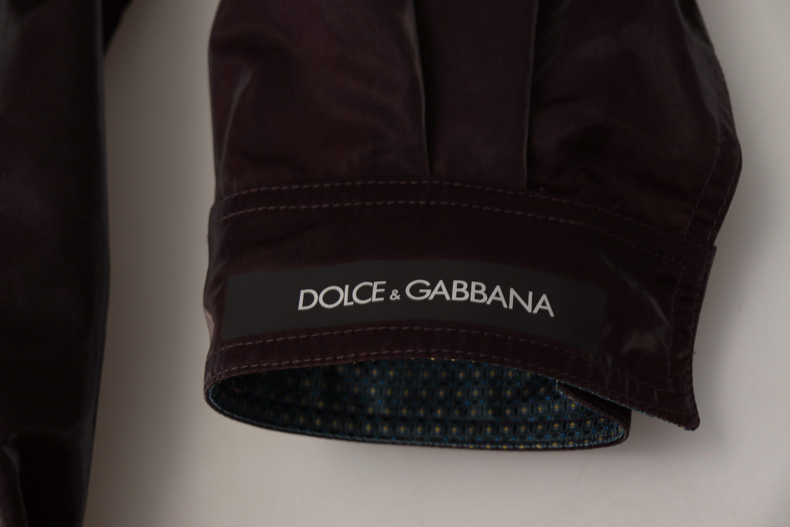Dolce &amp; Gabbana Elegante Bordeaux-Jacke mit Kragen