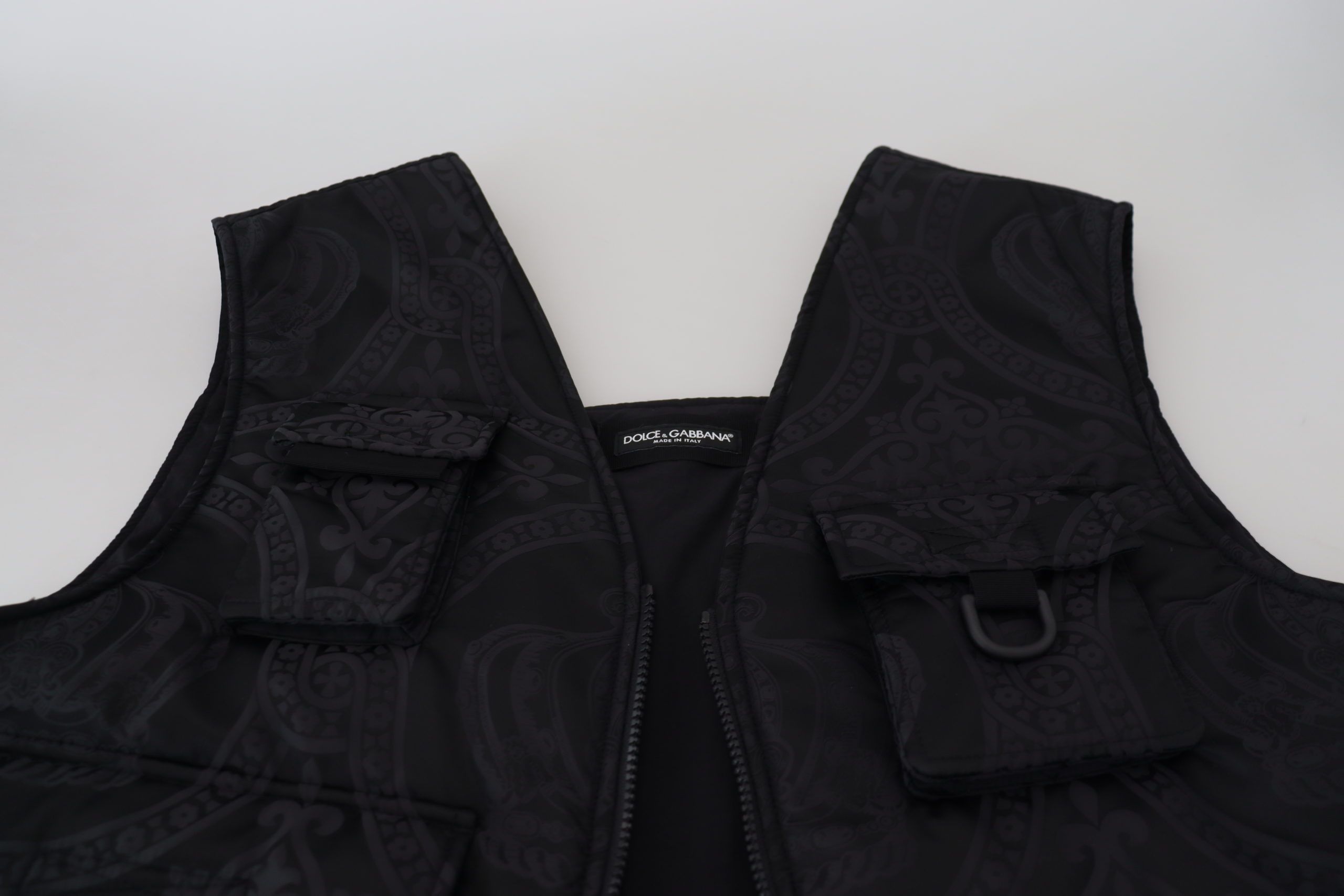 Dolce &amp; Gabbana – Elegante ärmellose Weste in Schwarz