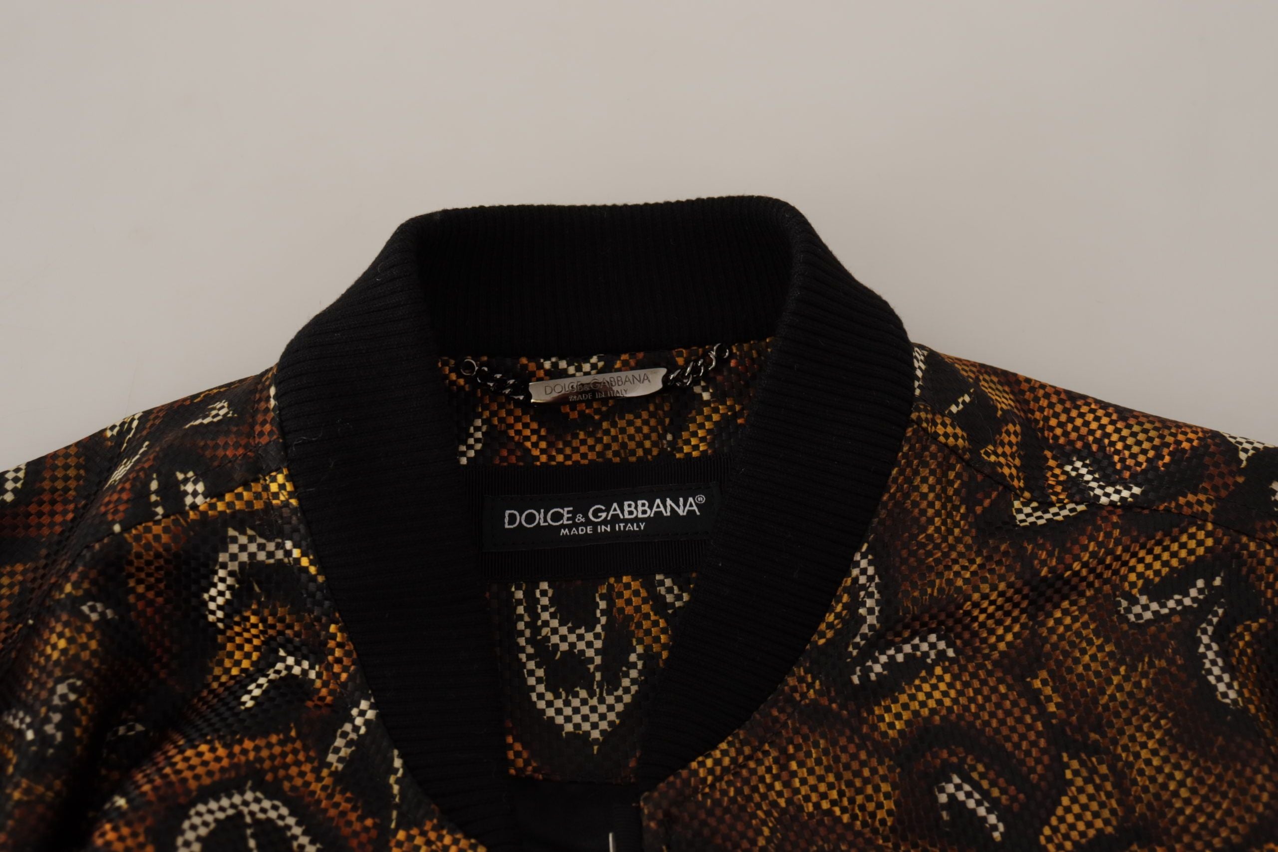 Dolce &amp; Gabbana Elegante braune Blousonjacke