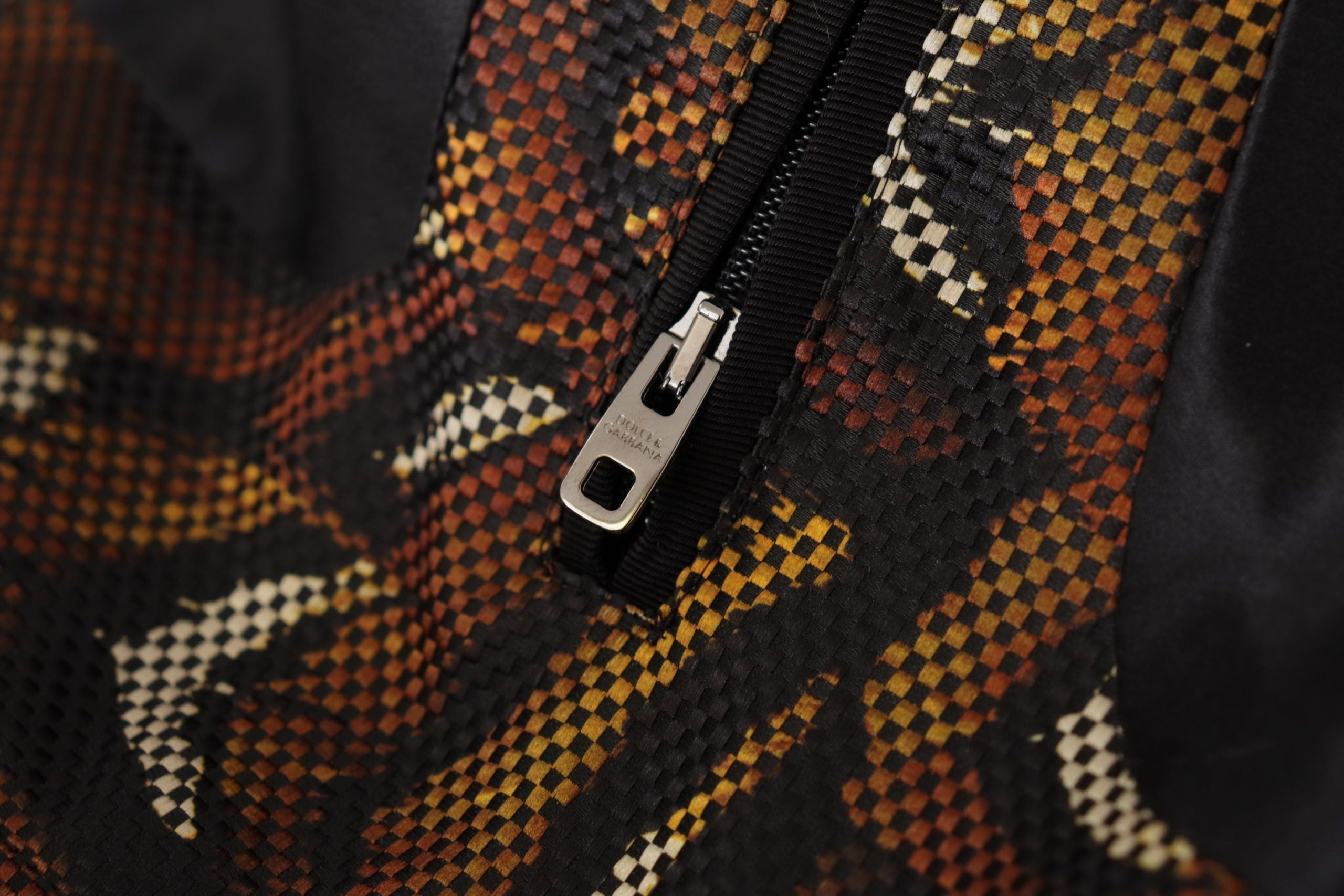 Dolce &amp; Gabbana Elegante braune Blousonjacke