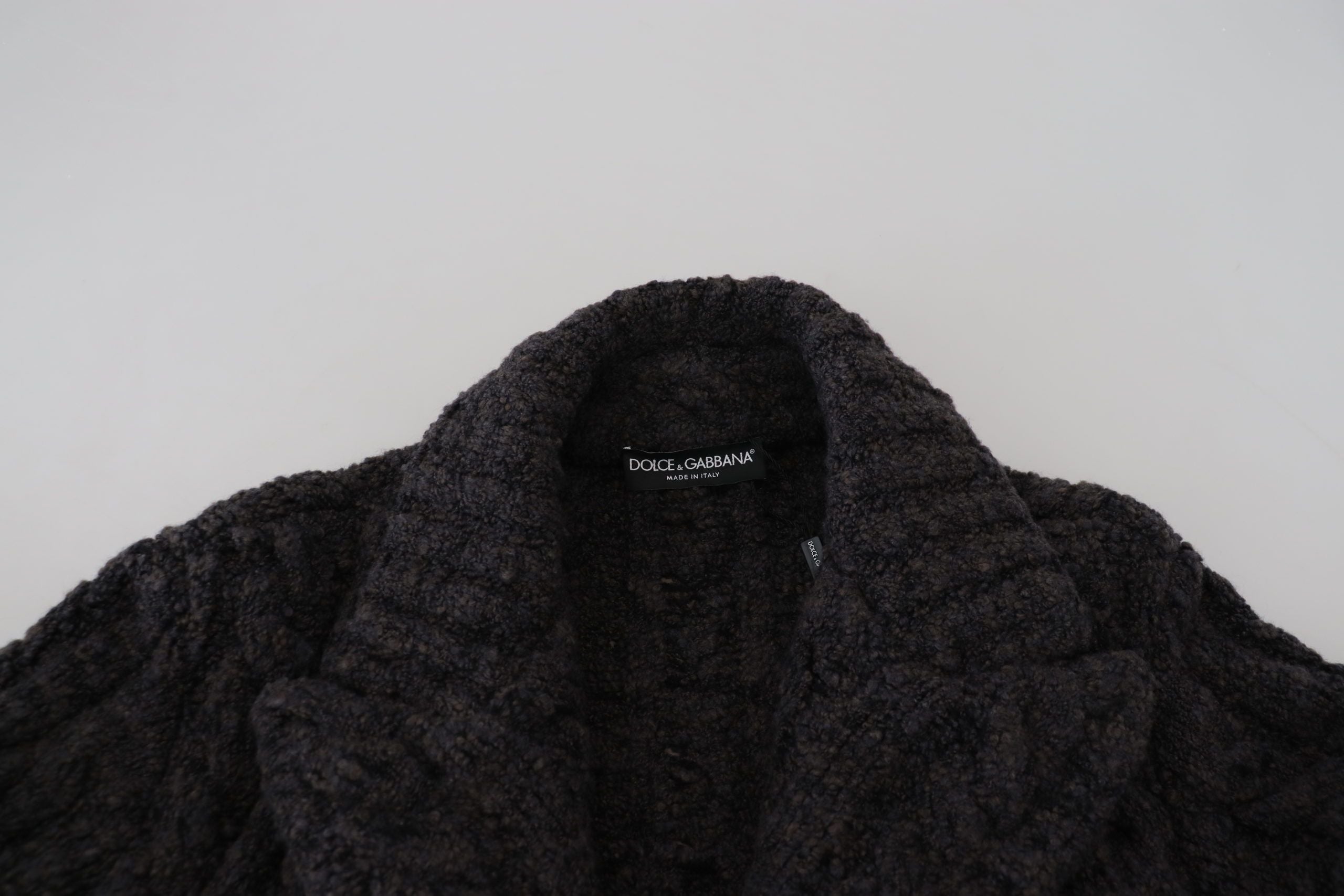 Dolce &amp; Gabbana Eleganter zweireihiger Woll-Kaschmir-Mantel