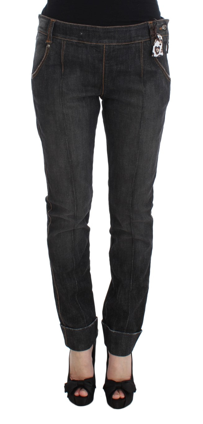 Ermanno Scervino – Schicke Slim Fit-Jeans in grauer Waschung