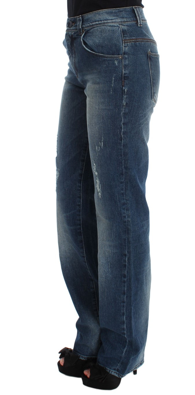 Ermanno Scervino Chic Slim Fit, gerades Bein, Eleganz