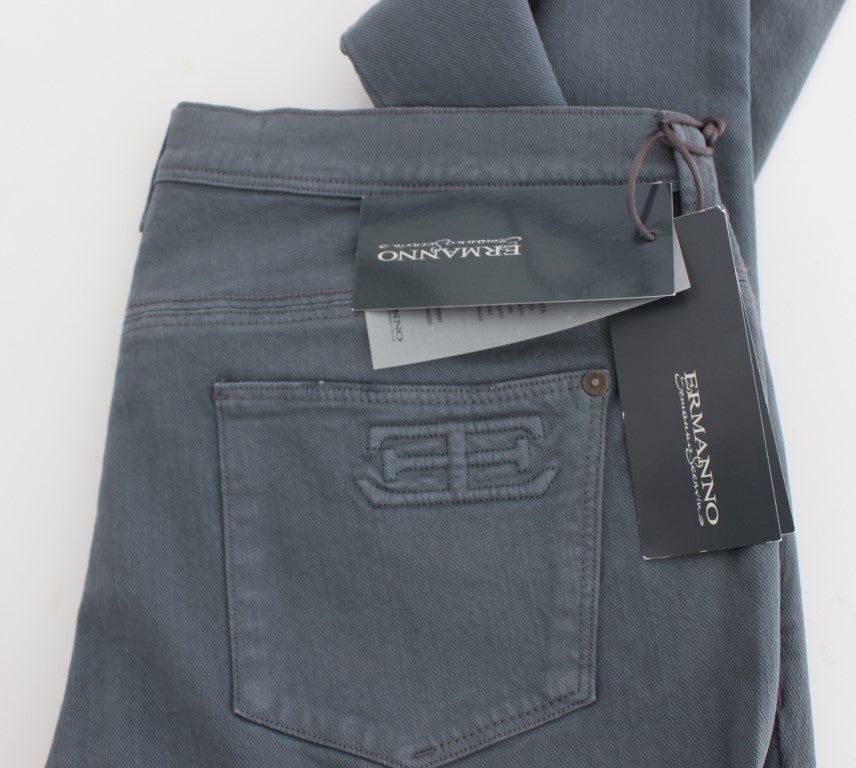Ermanno Scervino Chic Slim Fit Bootcut Denim-Genuss