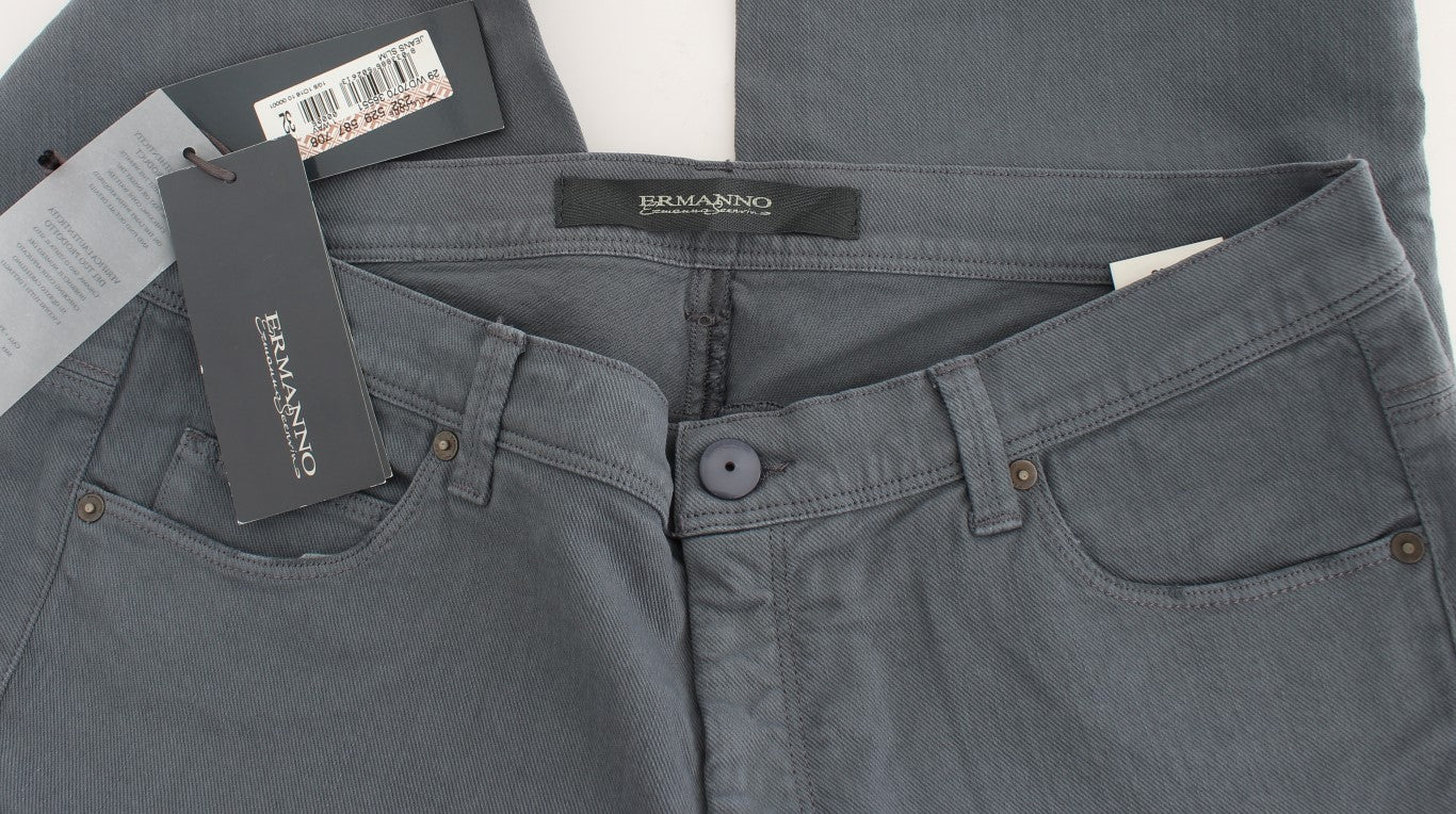 Ermanno Scervino Chic Slim Fit Bootcut Denim-Genuss