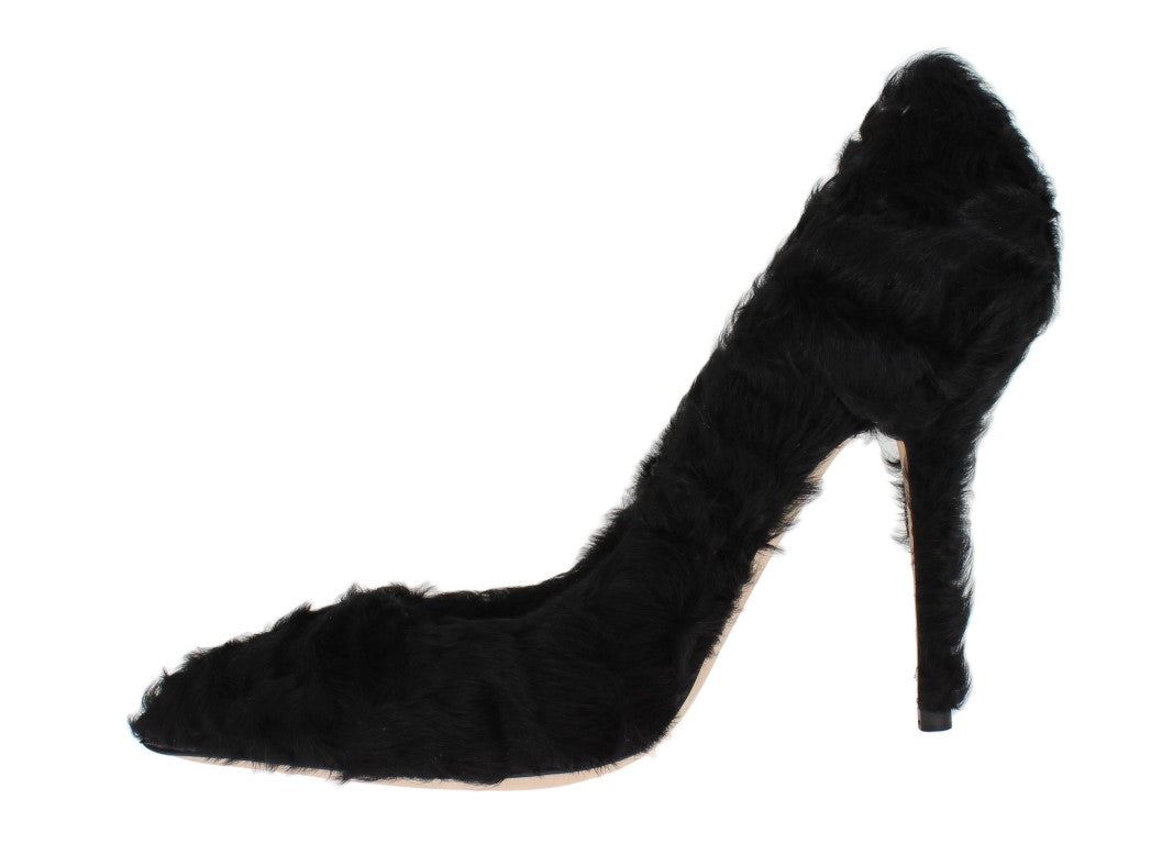 Dolce &amp; Gabbana Elegante Pumps aus luxuriösem Xiangao-Pelzleder