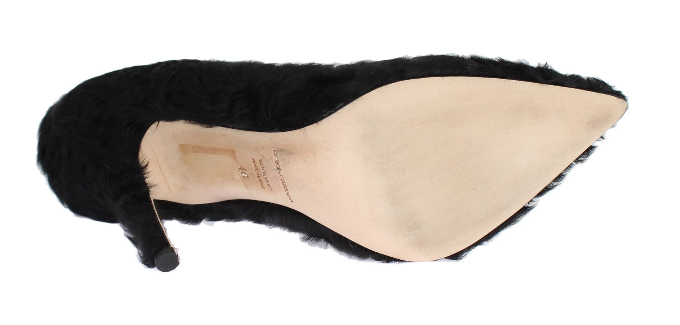 Dolce &amp; Gabbana Elegante Pumps aus luxuriösem Xiangao-Pelzleder