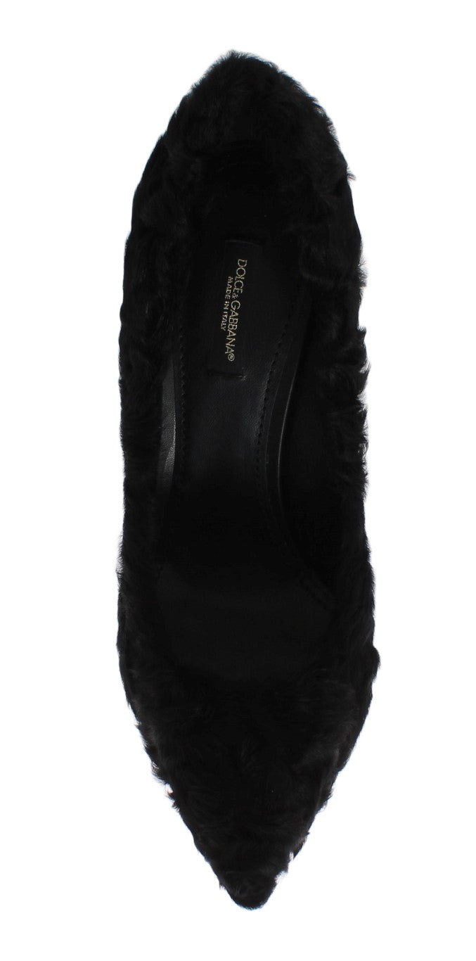Dolce &amp; Gabbana Elegante Pumps aus luxuriösem Xiangao-Pelzleder